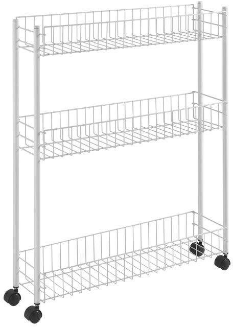 Metaltex Rollwagen Fino, mit 3 Etagen, 60x16x72 cm