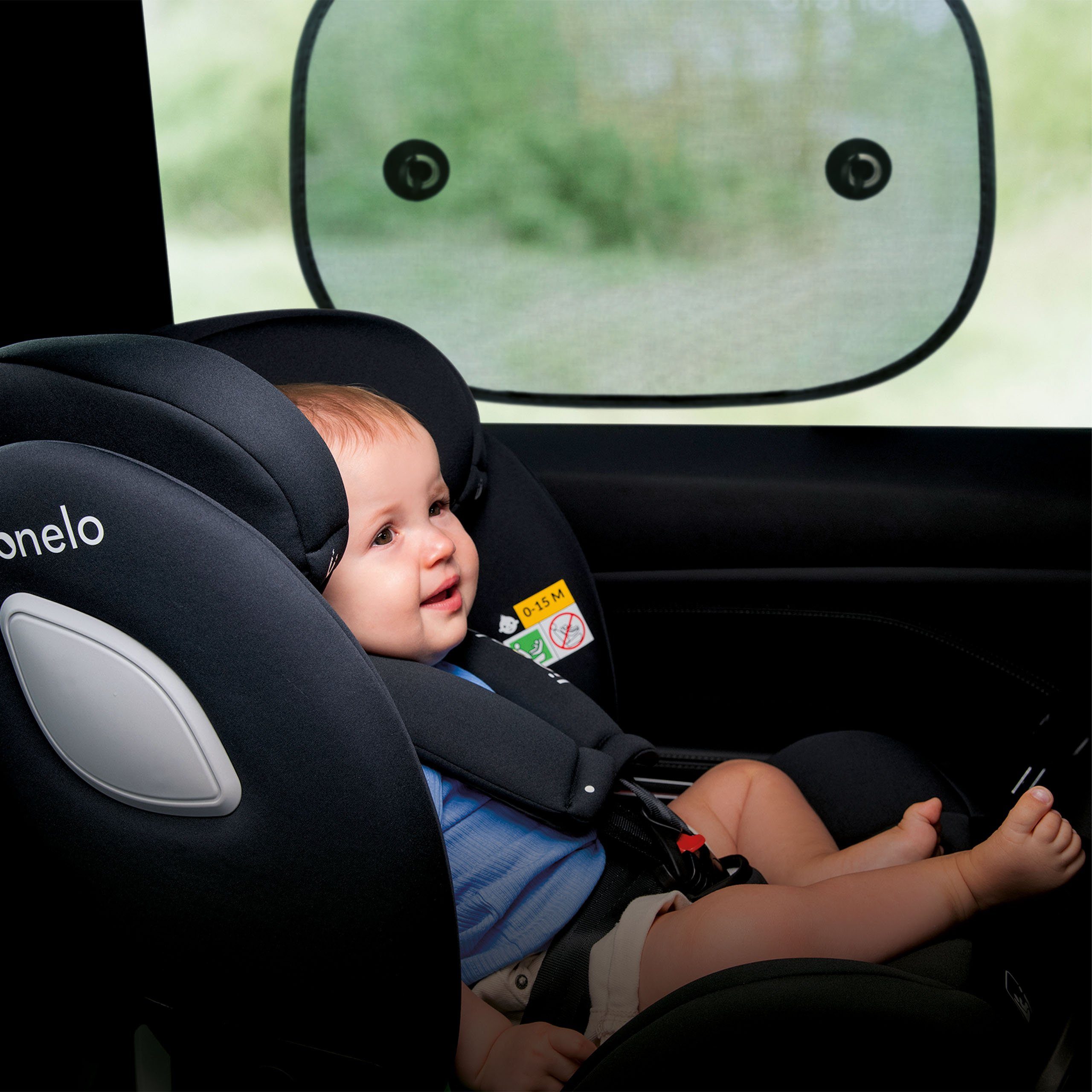 lionelo Autosonnenschutz SUNSHADE, (Set, Set), universal für jedes Auto / UV-Schutz