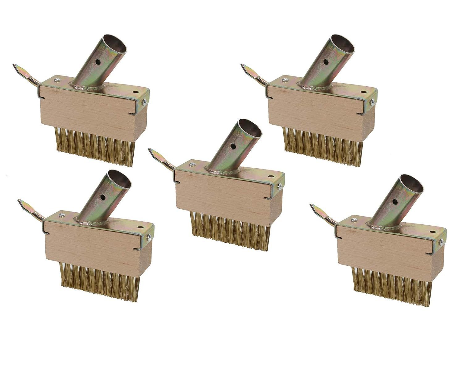 FELIXLEO Akku-Fugenbürste 5er Set Fugenbürste mit Metall-Borsten und Schaber gegen Unkraut, 1-tlg.