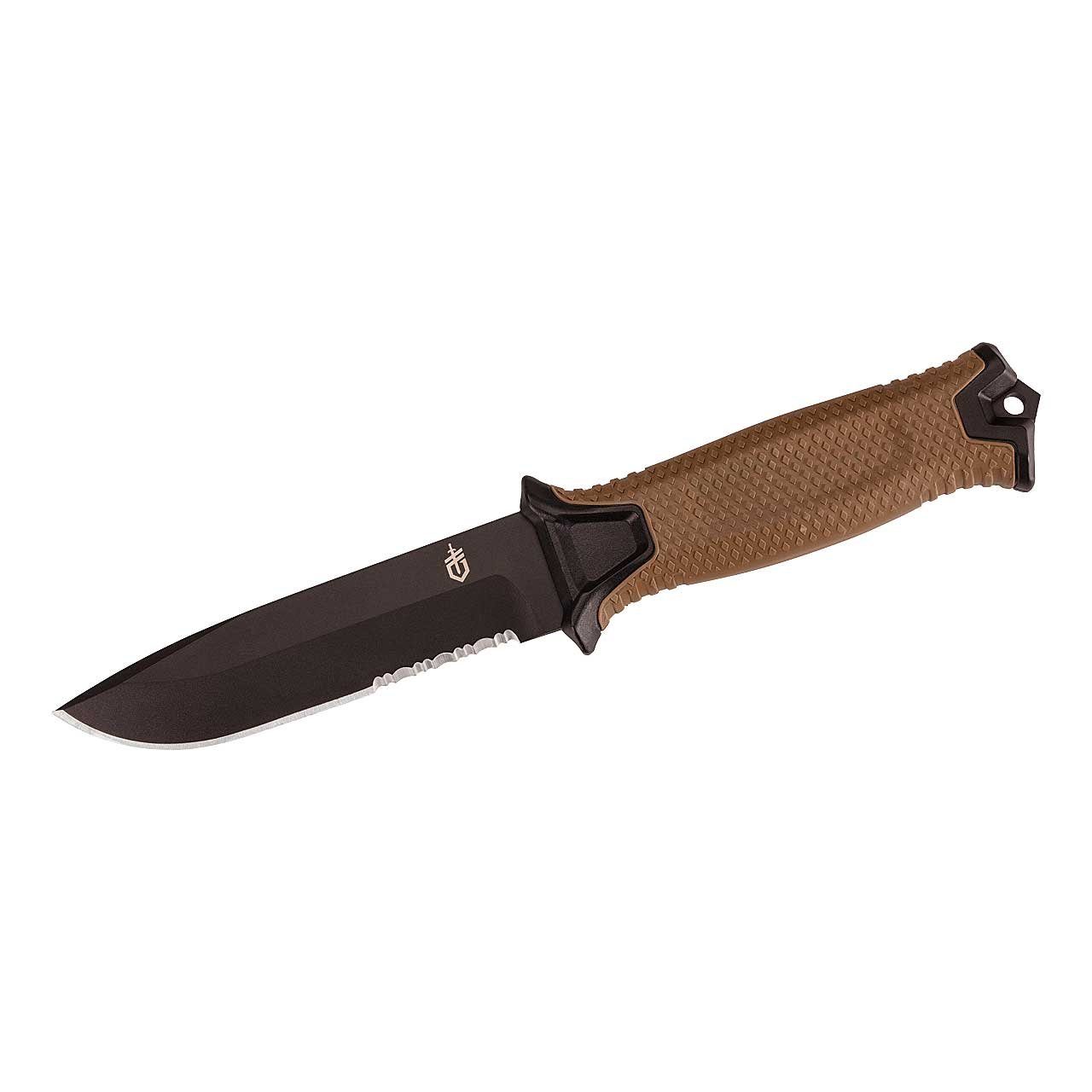 Taschenmesser Gerber Gürtelmesser STRONGARM SE, coyote, Stahl 420HC USA