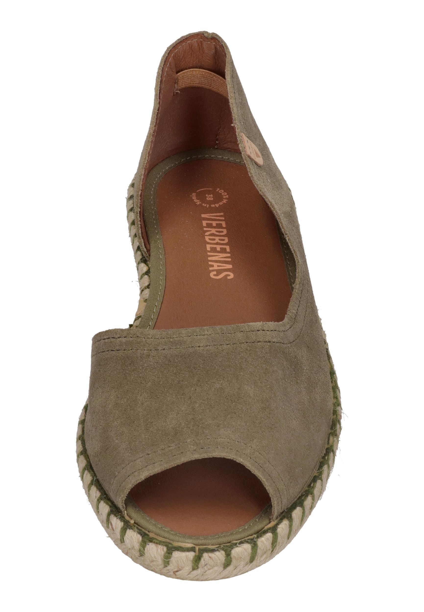 VERBENAS CRUZ Espadrille Serraje Kaki