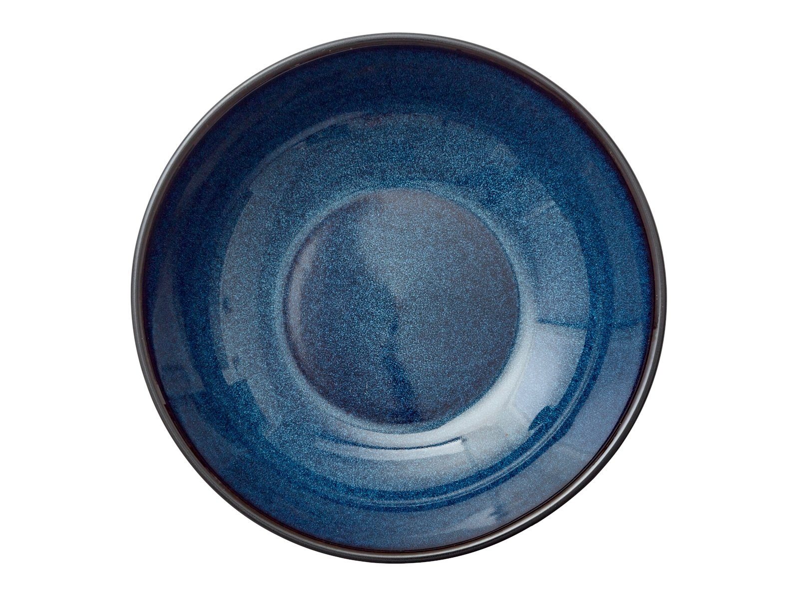 Bitz Pastateller Pastateller matt black / shiny darkblue 20 cm, Pastateller 20 cm Schwarz/Dunkelblau