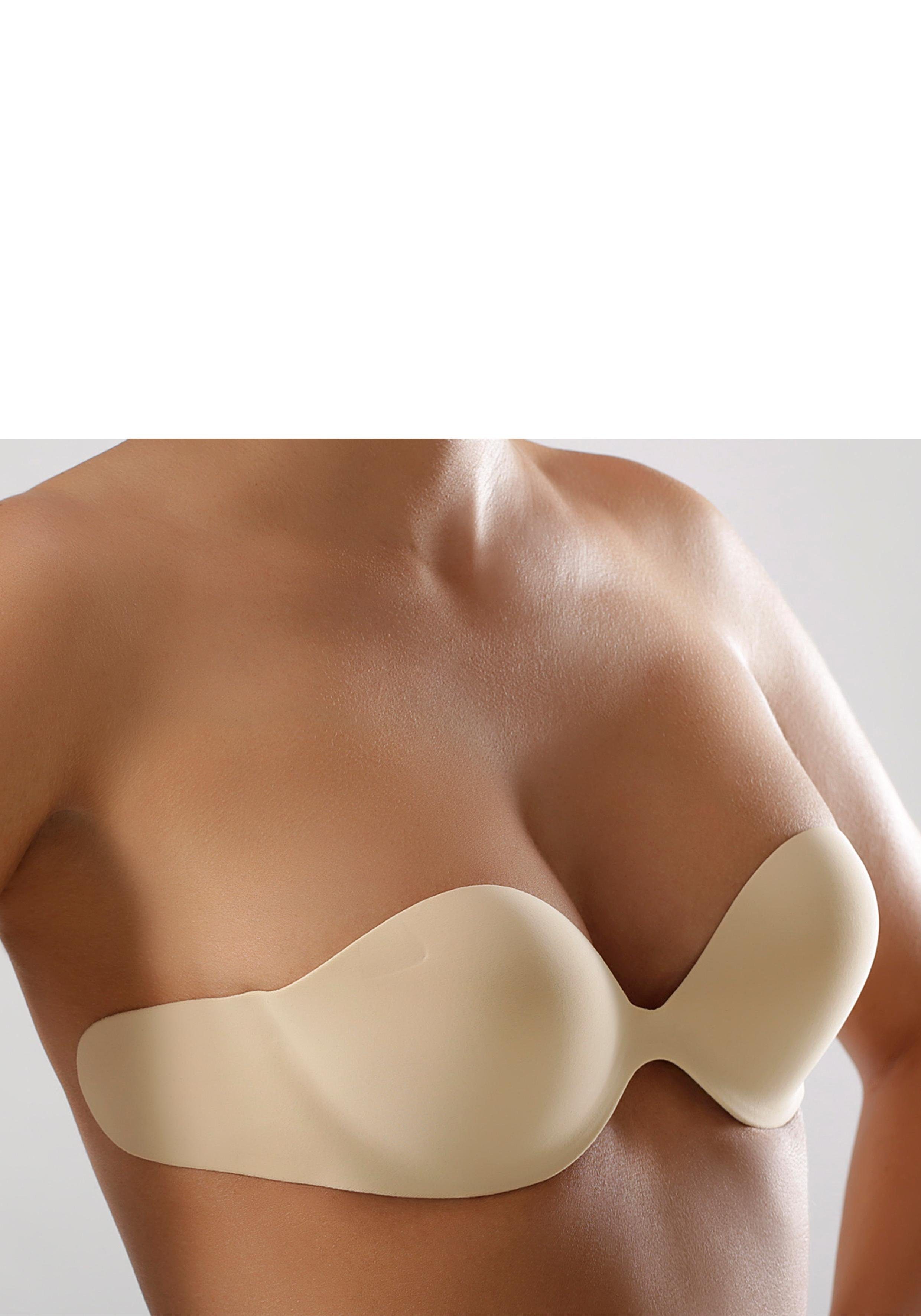LASCANA Klebe-BH mit Seitenflügeln aus haftendem Silikon, Basic Dessous