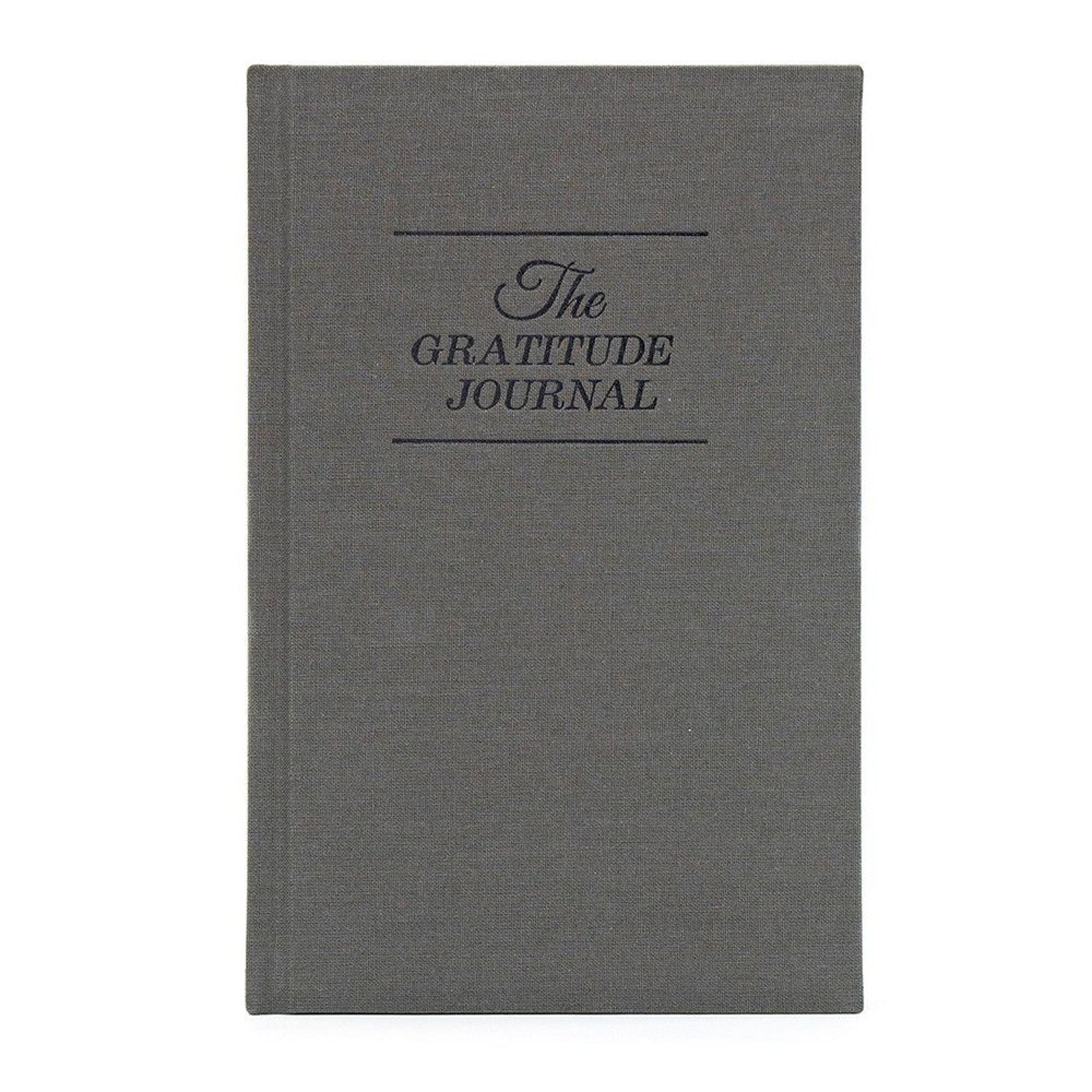 GelldG Tagebuch A5 Dankbarkeitstagebuch, Format mehr Achtsamkeitstagebuch, Grau Motivation
