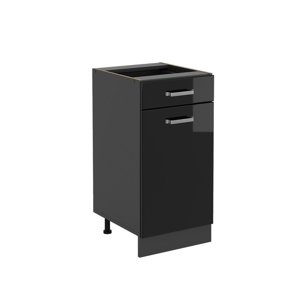 Vicco Unterschrank R-Line, Schwarz Hochglanz/Anthrazit, 40 günstig online kaufen