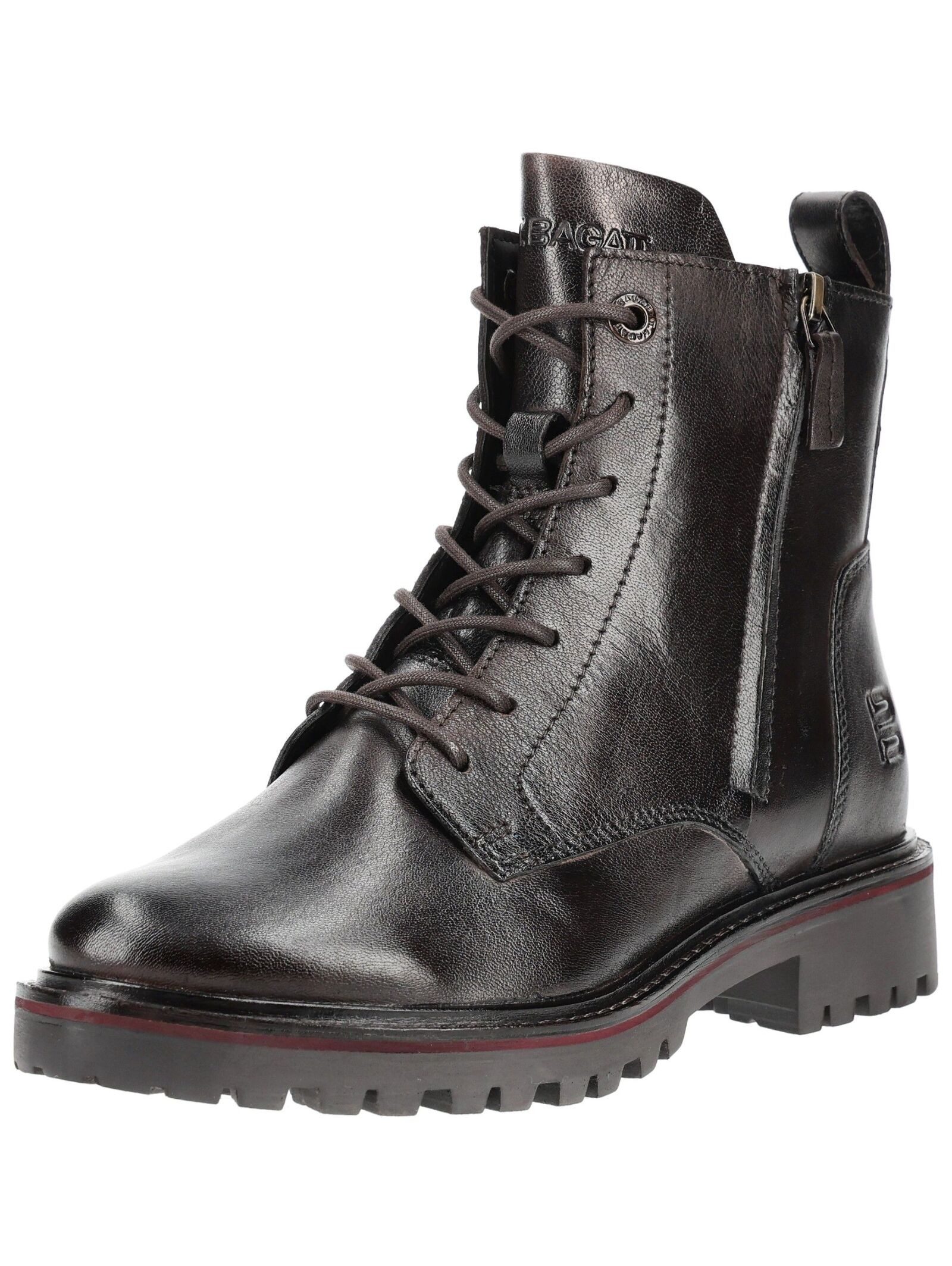 BAGATT Stiefelette Leder . Schnürstiefelette