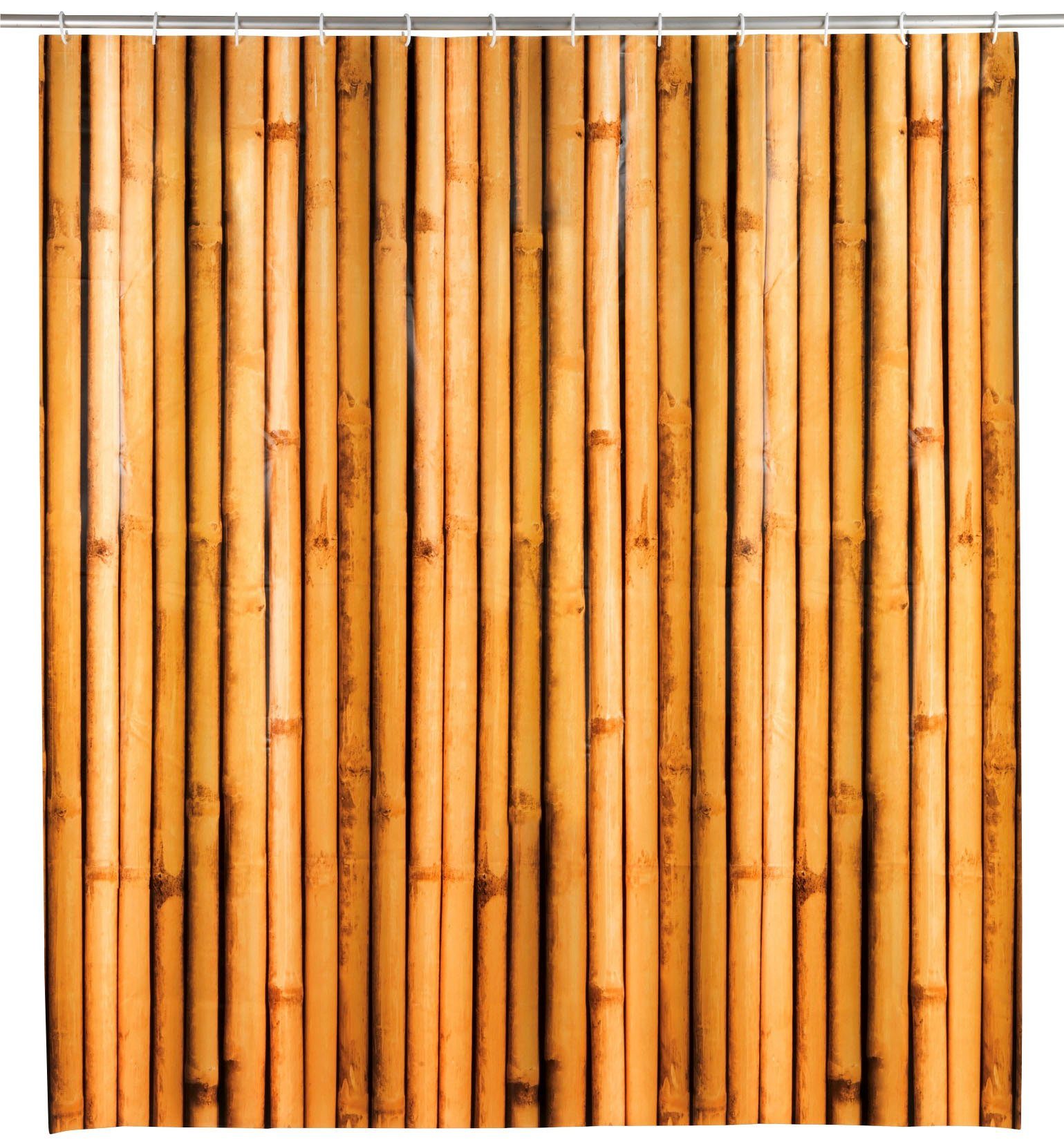 WENKO Duschvorhang Bambusa Breite 180 cm, günstig online kaufen