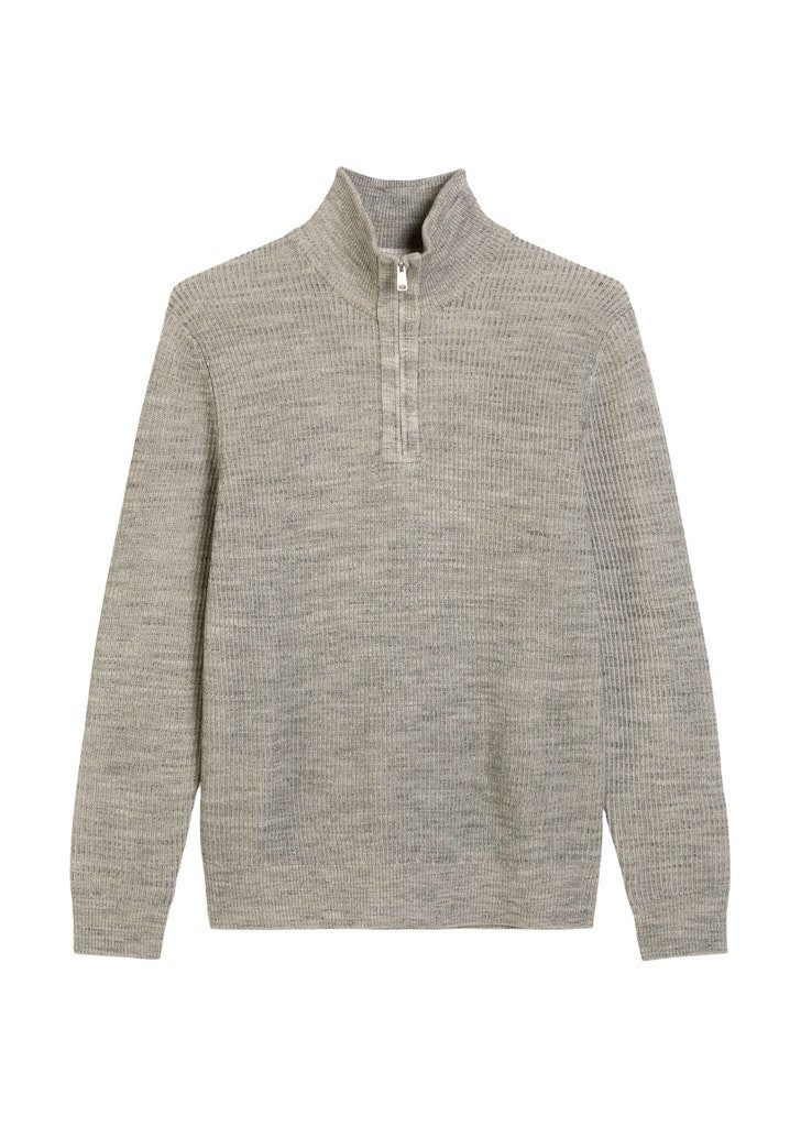 Marc O'Polo Wollpullover Marc O´Polo Men / He.Pullover / Troyer, lambswool cotton mix, bi-co