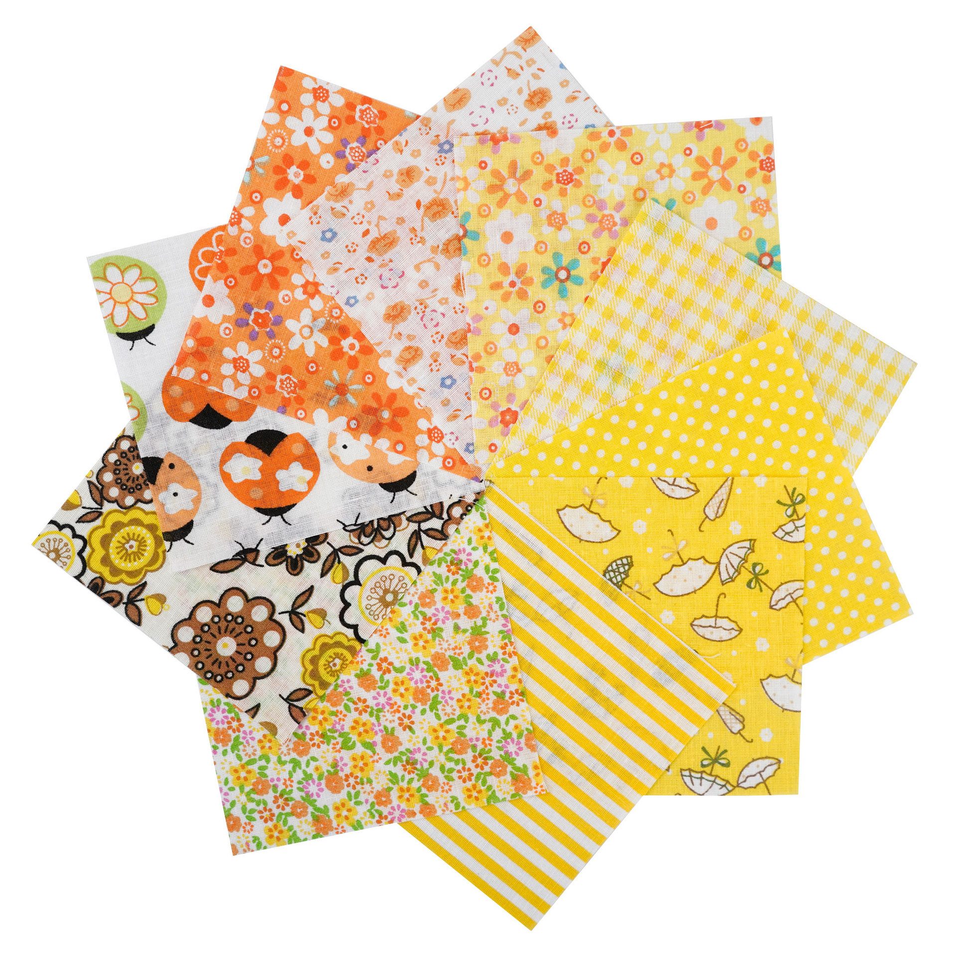 Agger Stoff Boho-Gewebe, bedruckter Steppstoff, Vintage-Patchwork-Material, geeignet für Handarbeit und Bekleidungsnäherei
