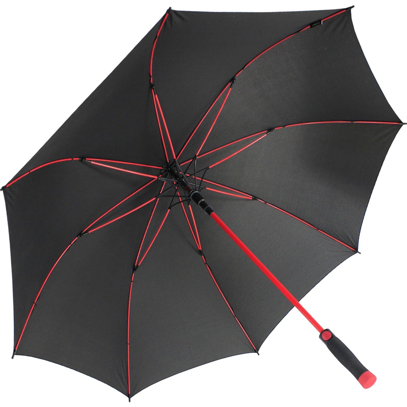 iX-brella Stockregenschirm XXL Golf Fiberglas Automatik mit farbigem Gestel günstig online kaufen