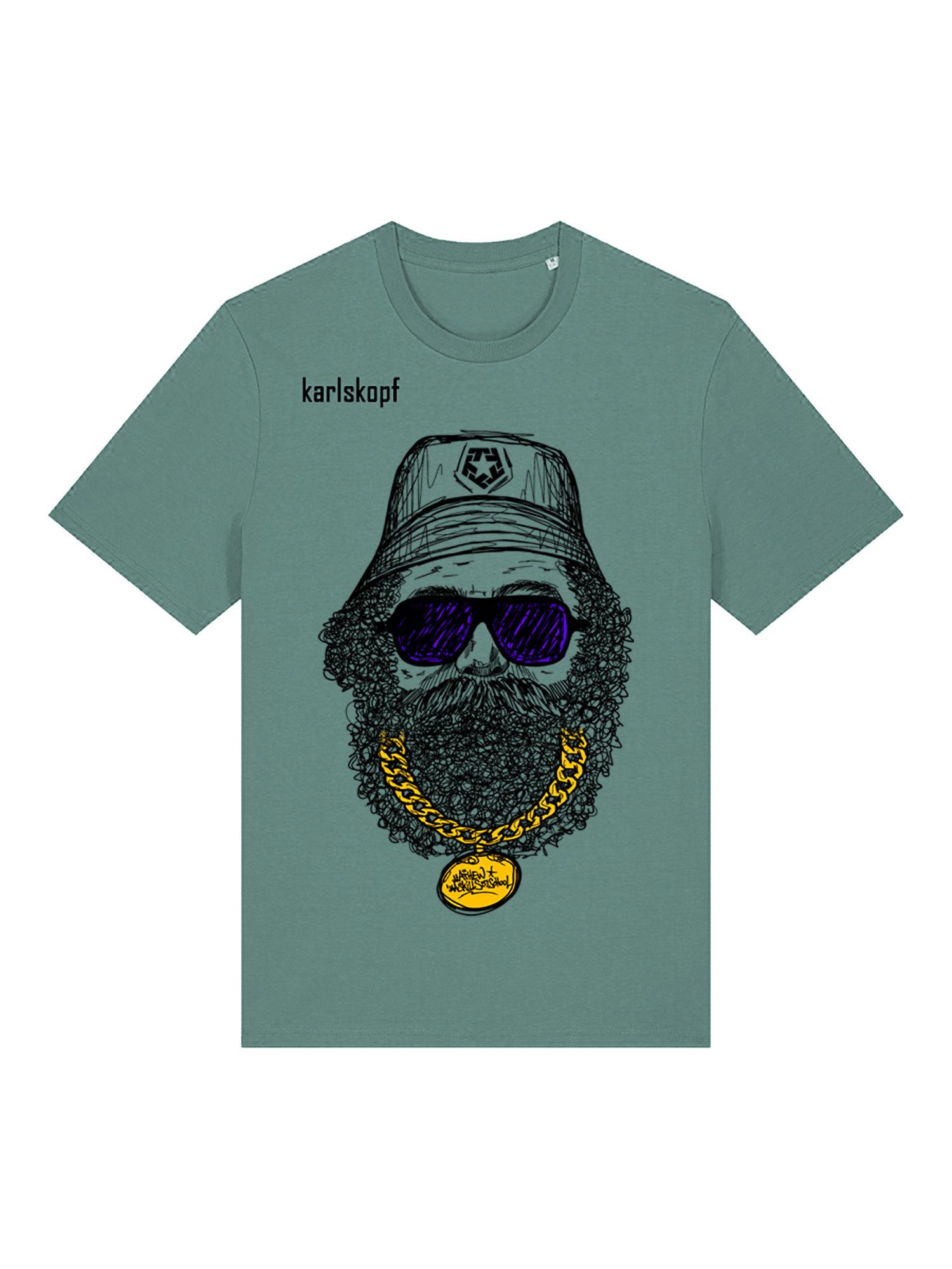 karlskopf Print-Shirt Rundhalsshirt Basic MR SKILLS