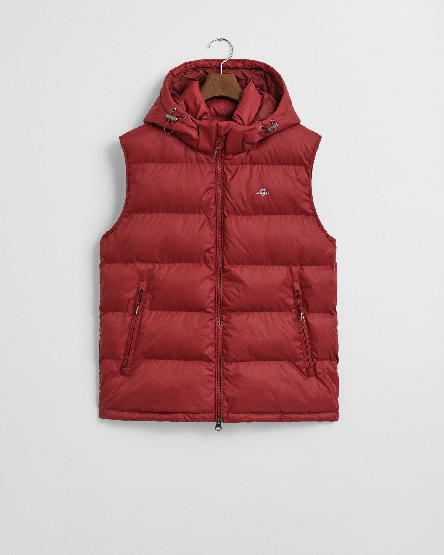 Gant Steppweste ACTIVE CLOUD mit abnehmbarer Kapuze regular fit, 2-Wege-Reißverschluss