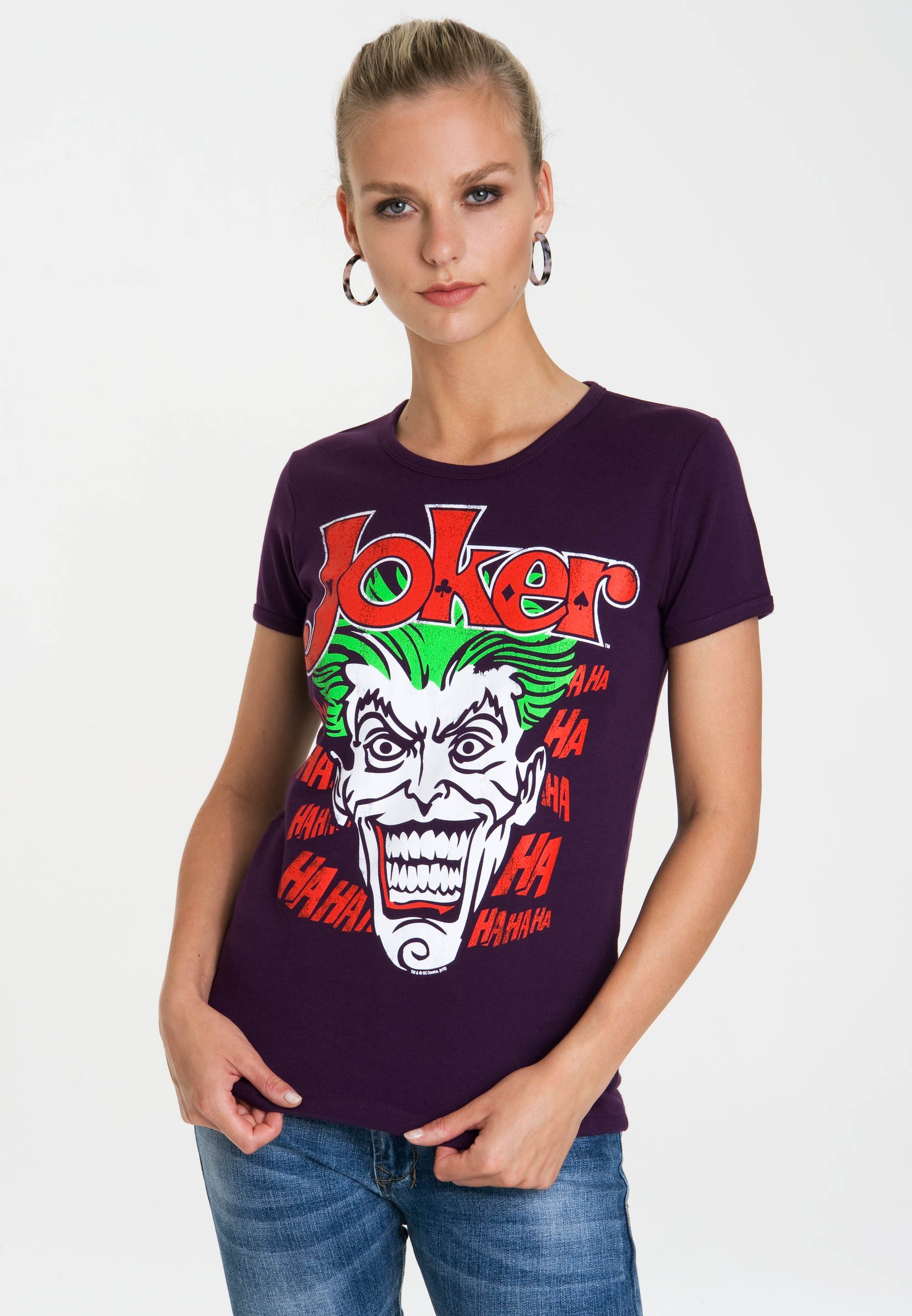 LOGOSHIRT T-Shirt Joker - Batman mit lizenziertem Originaldesign