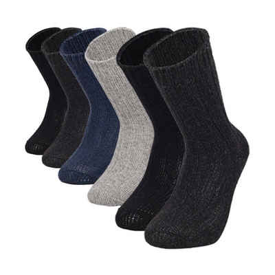 cwonlineshop Arbeitssocken »6 bis 12 Paar Thermo Socken Herren Arbeitsocken Warme Wintersocken Outdoorsocken Work Socken Premium Qualität (A150)« (6-Paar)