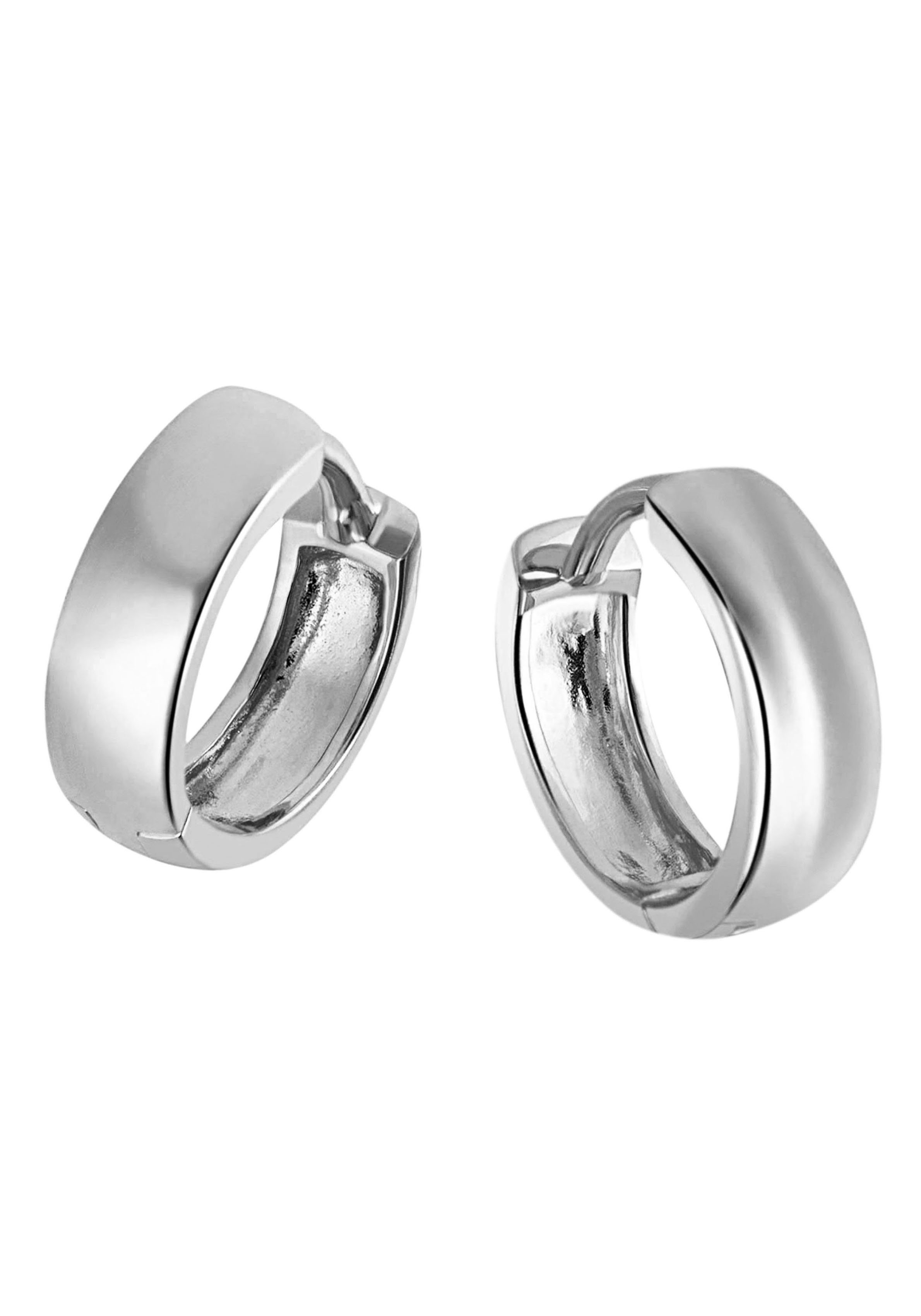 Paar Creolen Schmuck Geschenk Silber 925 Ohrschmuck glänzend