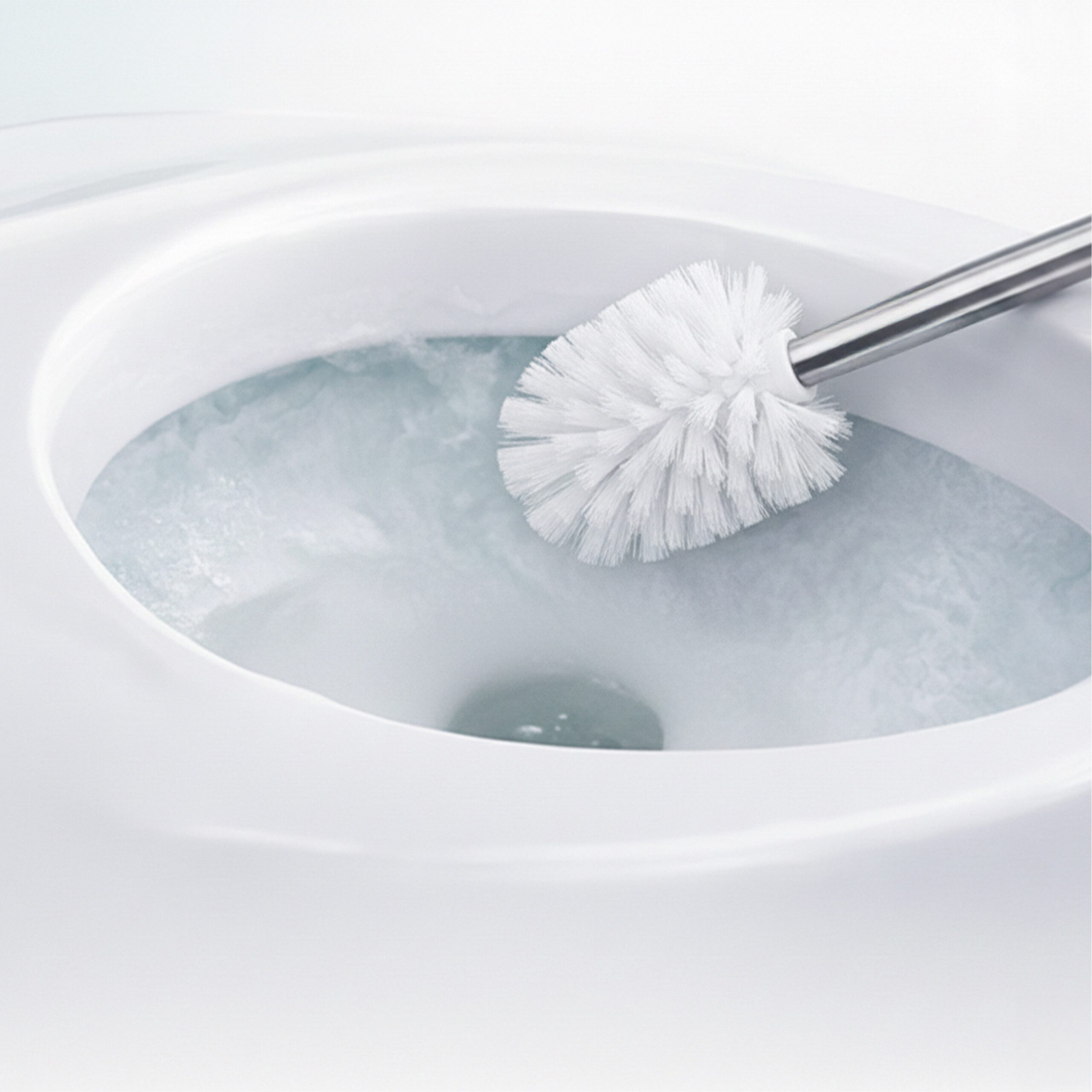 relaxdays WC-Reinigungsbürste WC Bürste mit 5 Bürstenköpfen D 8 cm, Hotels, Bad, Alle handelsüblichen WC-Garnituren, Öffentliche Bereiche, Büros, Gäste-WC, (6-t – Bild 3 von 5