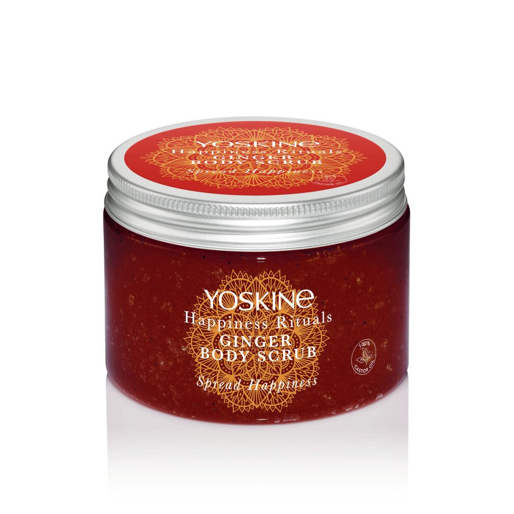 Yoskine Körperpflegemittel Yoskine, Happiness Rituals, Ingwer, Peeling, Körperpeeling