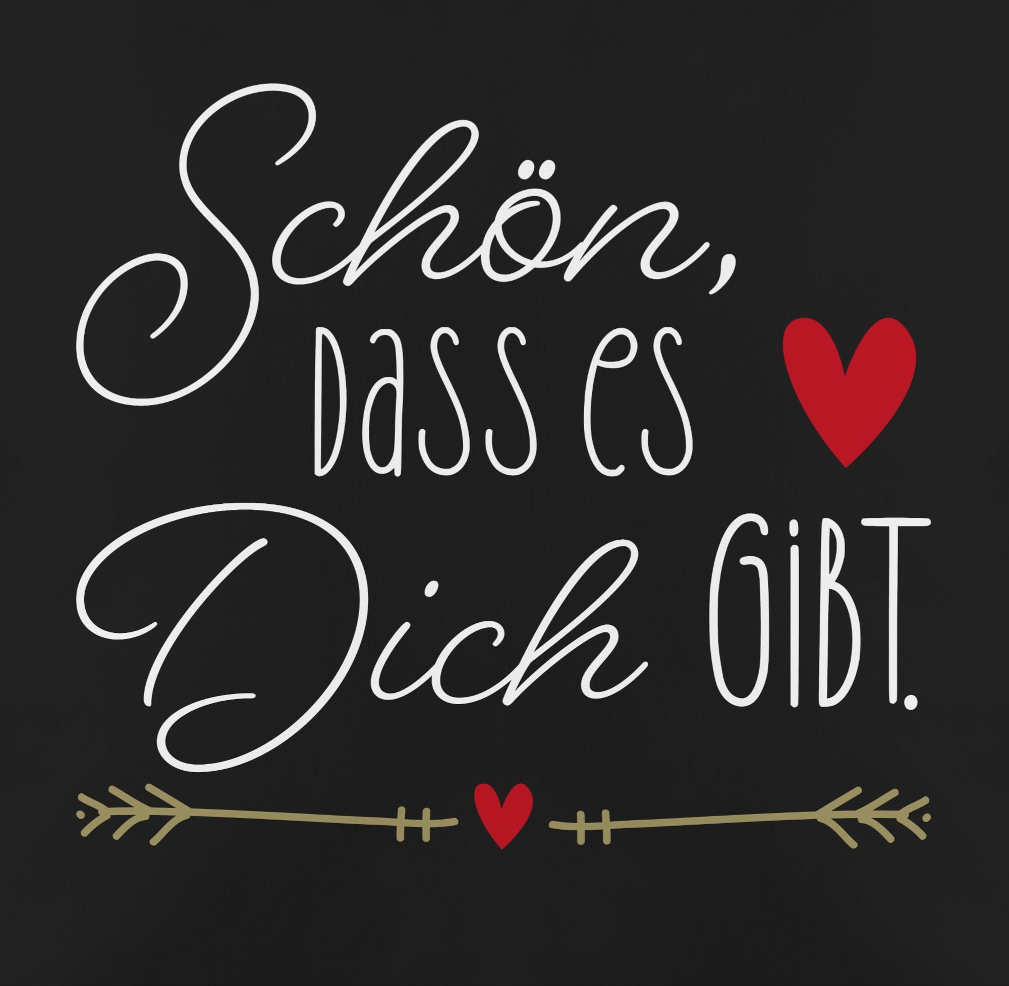 Shirtracer - dich Geschenk Schön Ges, Dekokissen Schwarz gibt Dekokissen es 3 für Valentinstag dass Geschenke Weihnachts-Geschenk Frauen
