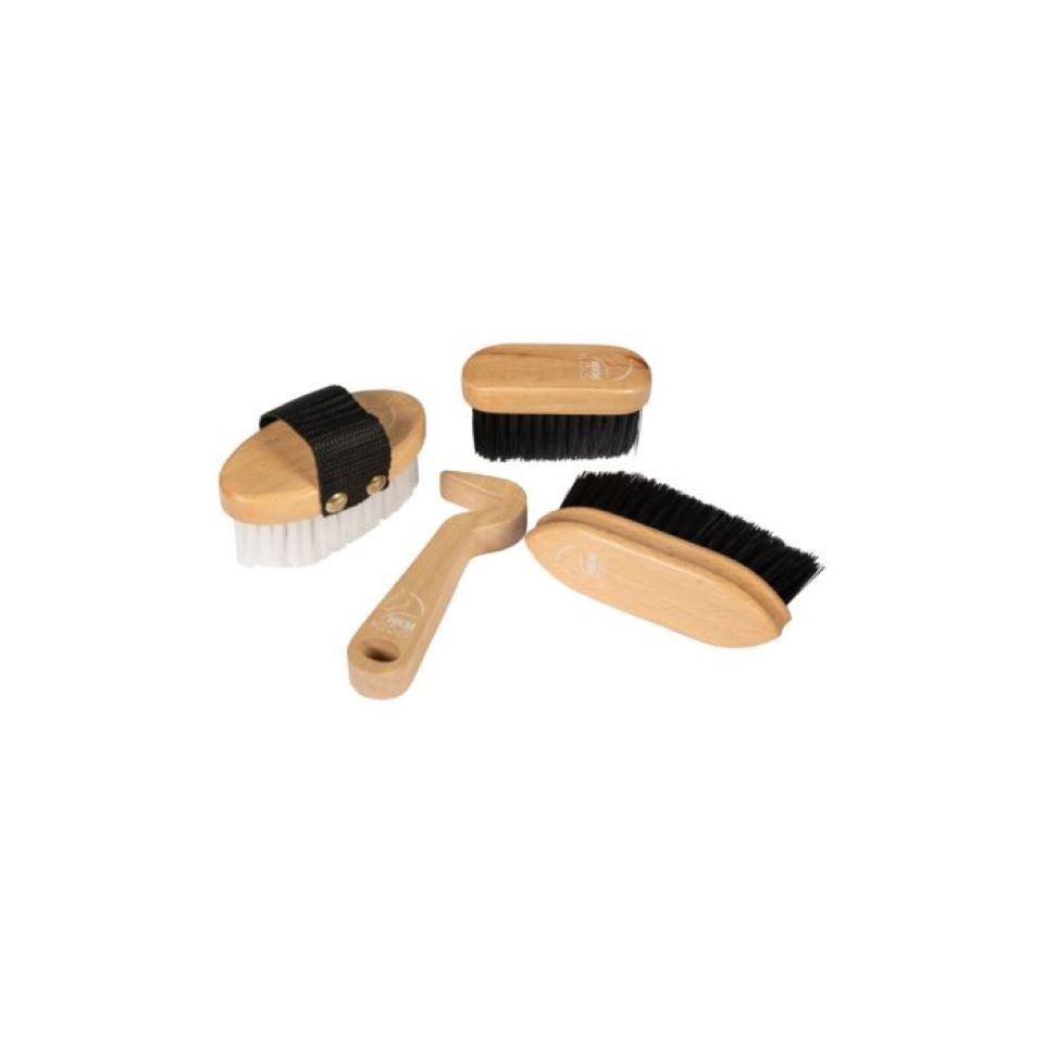 HKM Pferdebürste HKM Putzset Holz "Hobby Horsing" von HKM