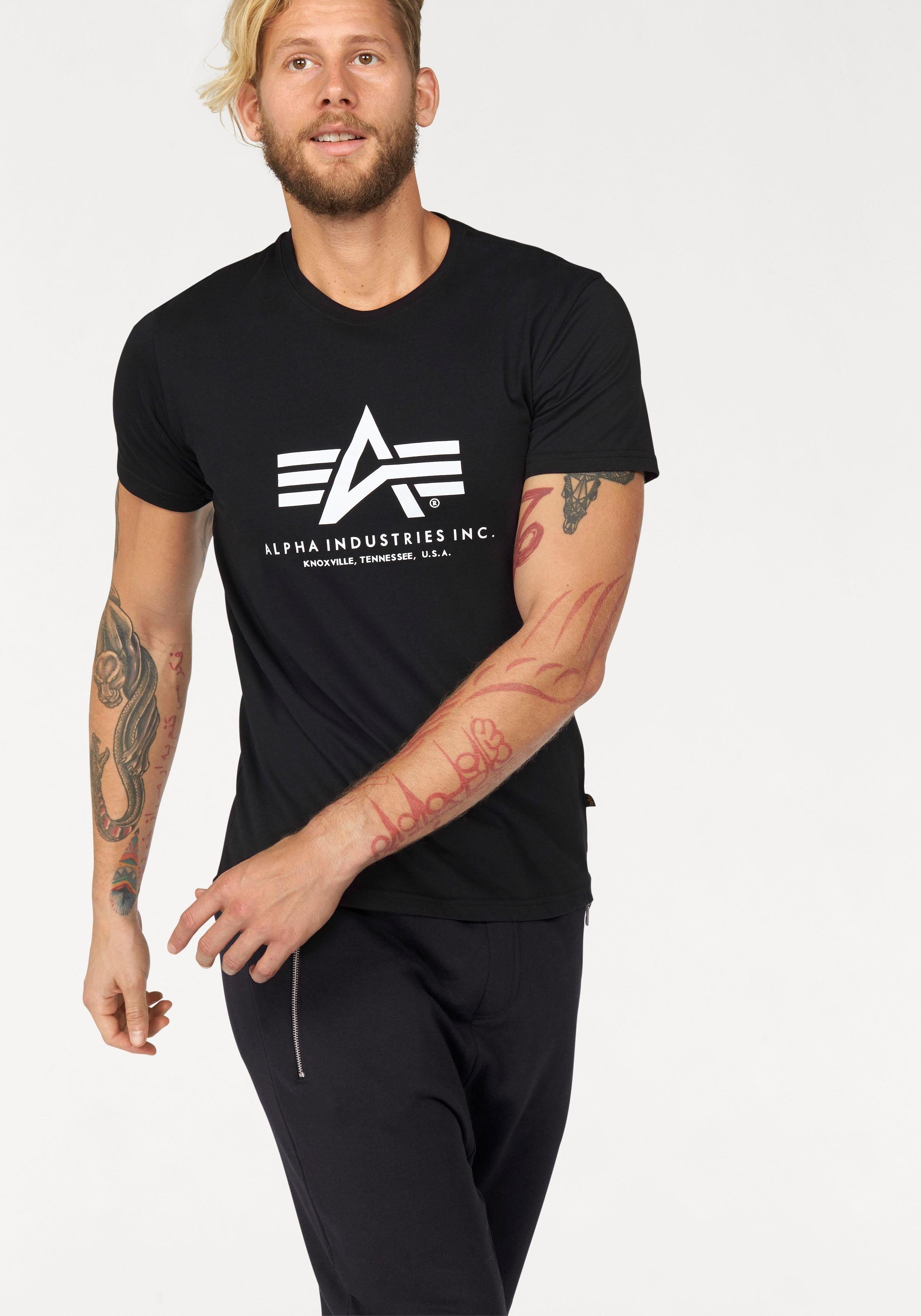 Alpha Industries T-Shirt Basic T-Shirt black-03