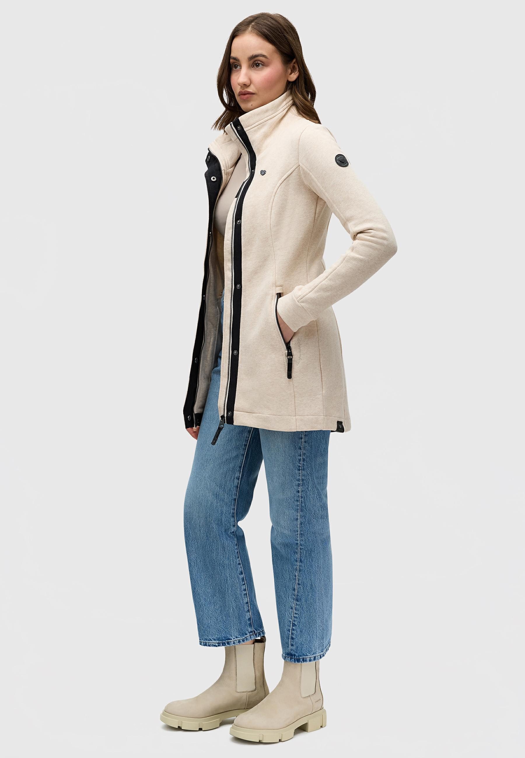 Ragwear Sweatjacke Letrice Sportliche Zip-Jacke mit hohem Kragen – Bild 5 von 5
