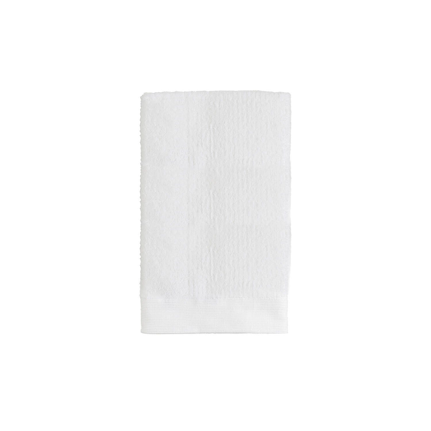 Zone Denmark Handtücher Handtuch CLASSIC 50 x 100 cm, 100 % Bio-Tex-zertifizierter Baumwolle weiß