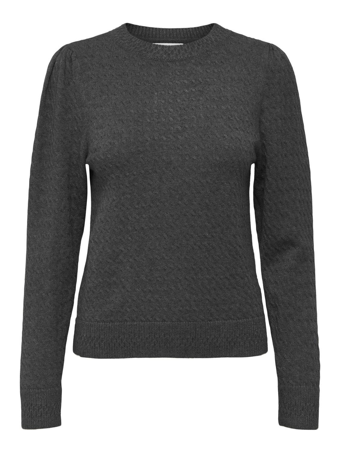 Rundhalspullover ONLKATIA LS PUFF O-NECK CC KNT