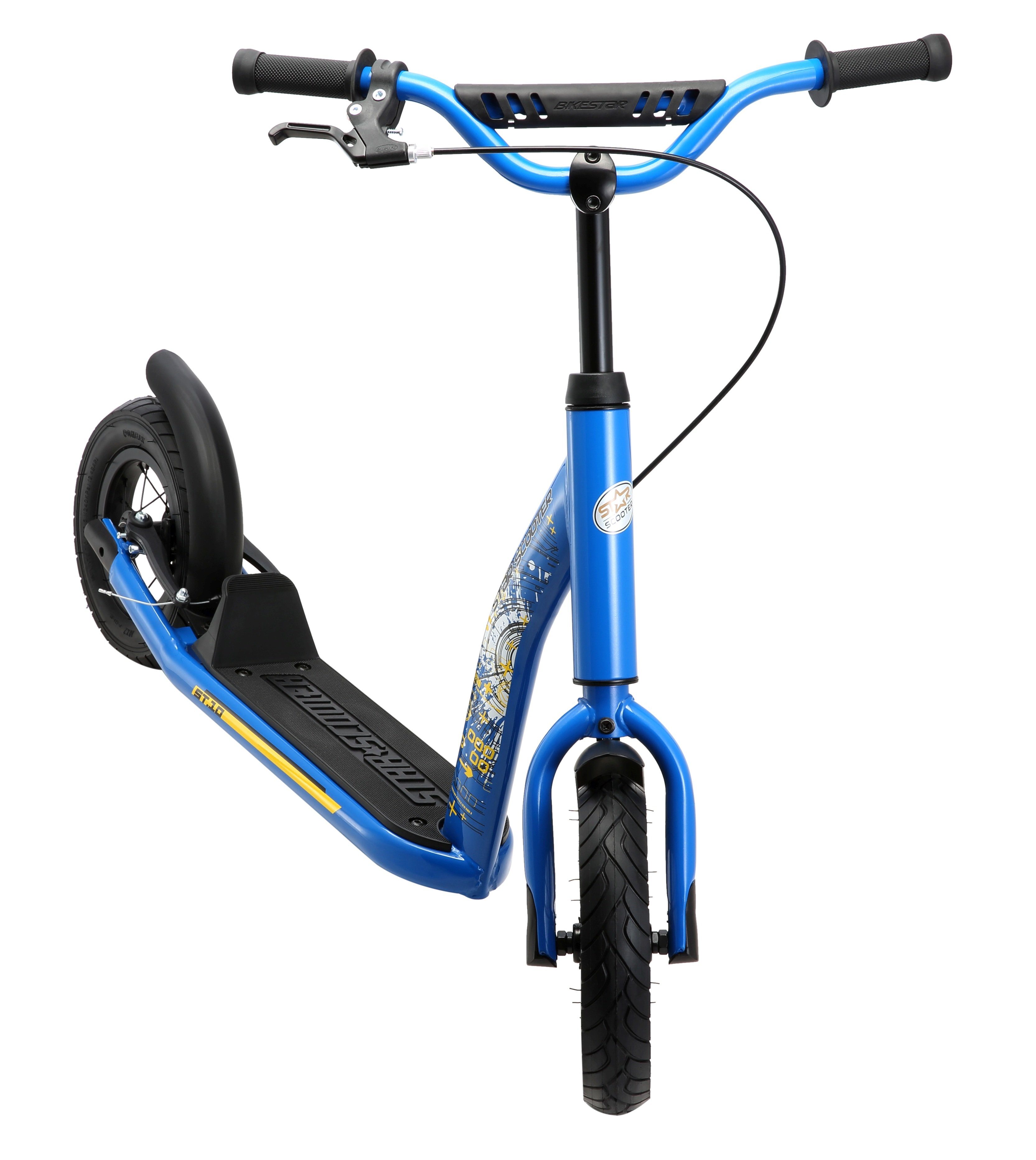 Star-Scooter Cityroller 10 Zoll, ab 5 Jahre, Kinder City Roller ab 96 cm, Jungen, Mädchen, Höhenverstellbar, Seitenständer