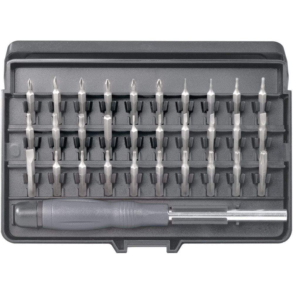 TOOLCRAFT Bit-Set TOOLCRAFT 820935 Bit-Set 31teilig Schlitz, Kreuzschlitz Phillips, Kre