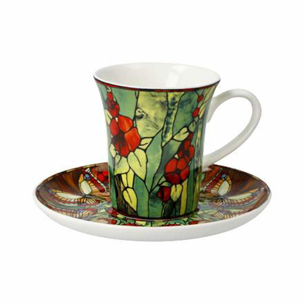 Goebel Espressotasse Tiffany -Schmetterlinge, Fine Bone China