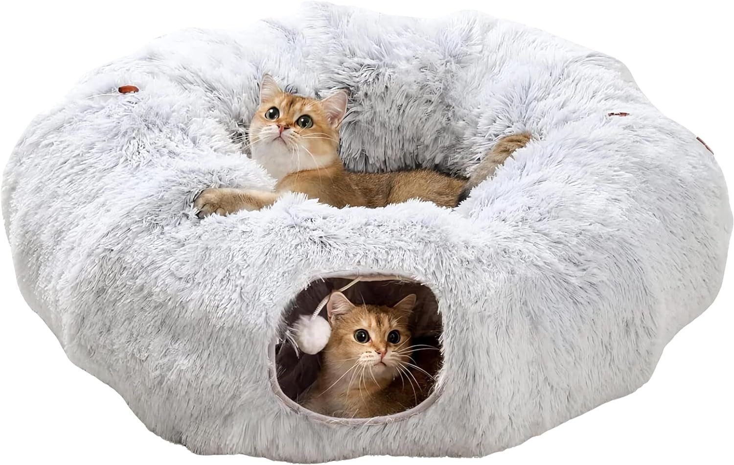 Refined Living Tierbett Katzentunnel,Tierbett und Katzentunnel in einem,Plü günstig online kaufen