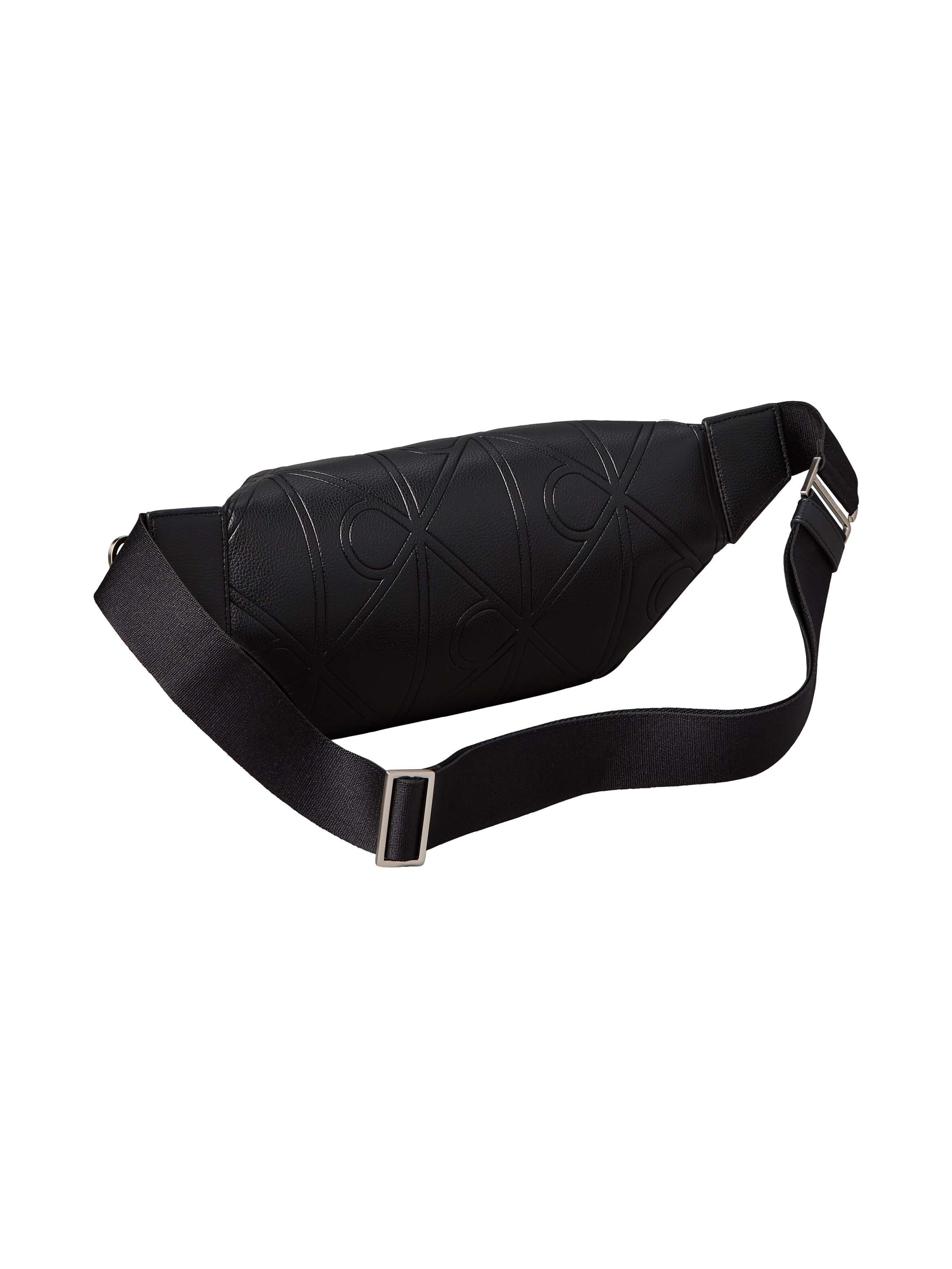 Calvin Klein Gürteltasche EMBLEM AOP EMBOSS WAISTBAG, Crossbodybag, Waste Bag, Umhängetasche mit Logoschriftzug