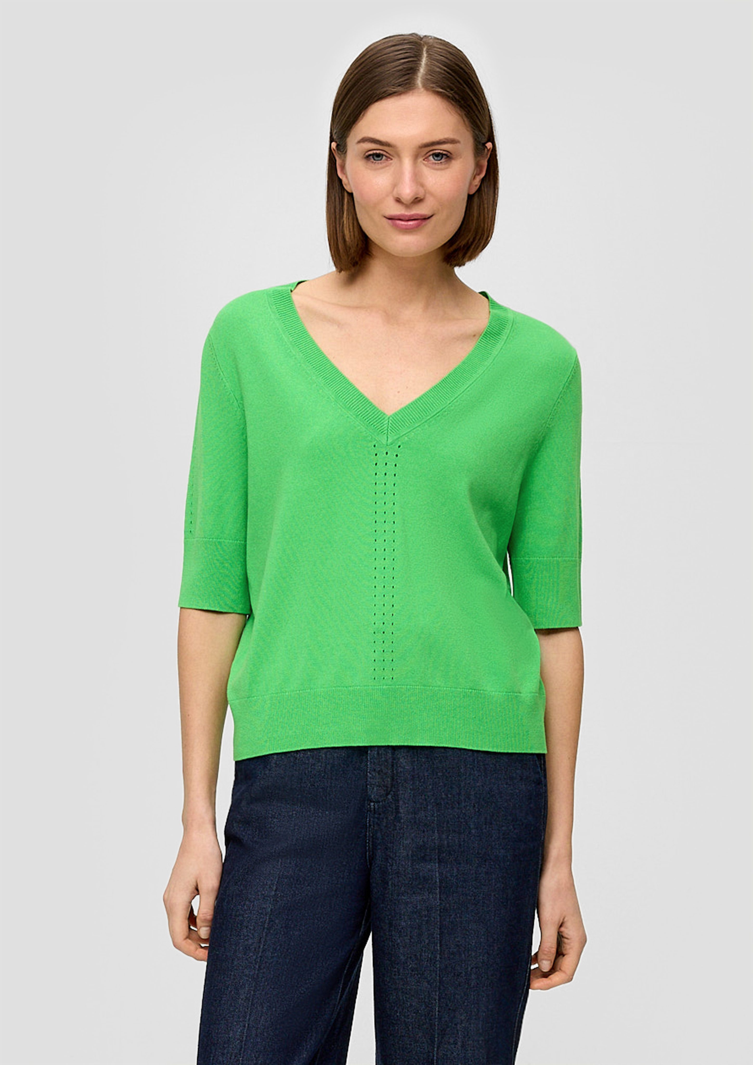 s.Oliver BLACK LABEL Strickpullover Strickshirt mit günstig online kaufen