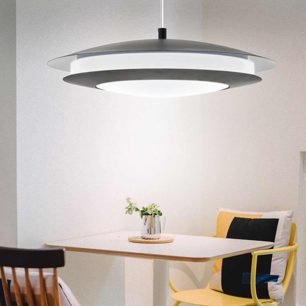 EGLO Smarte LED-Leuchte, LED-Leuchtmittel fest verbaut, Kaltweiß, Warmweiß, Neutralweiß, Tageslichtweiß, Farbwechsel, Smart Home LED Decken Pendel Lampe RGB Tageslicht Wohn