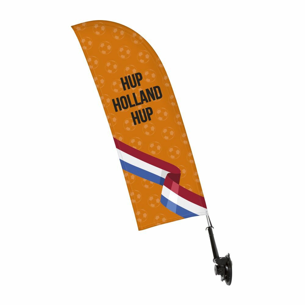 Flagge Showdown Fensterflagge SET - Hup Holland - Orange