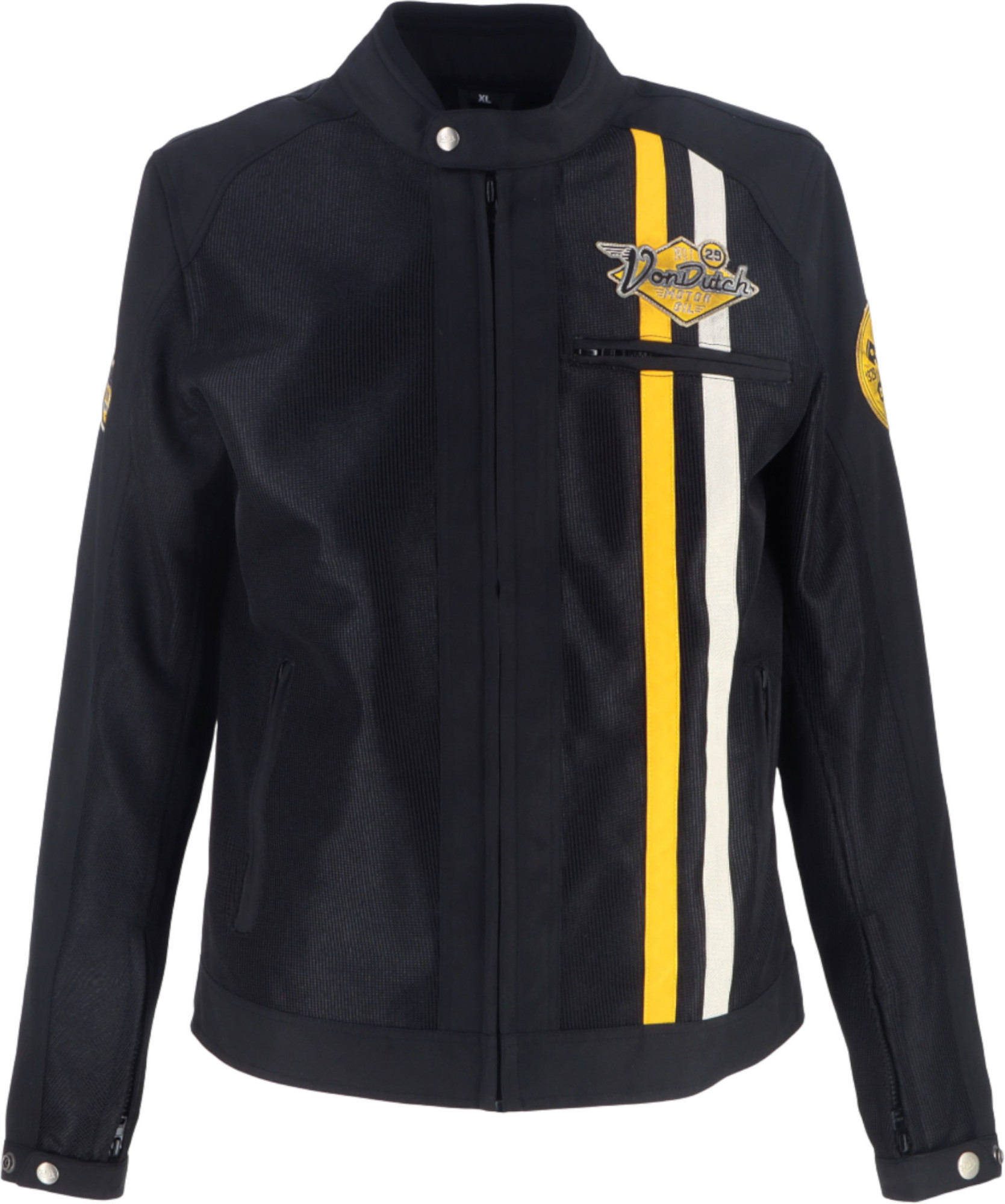 Von Dutch Motorradjacke Von Dutch X Helstons Speed Racer Air Mesh Motorrad Textiljacke Rückenprotektor enthalten,Ellenbogenprotektoren enthalten,Schulte