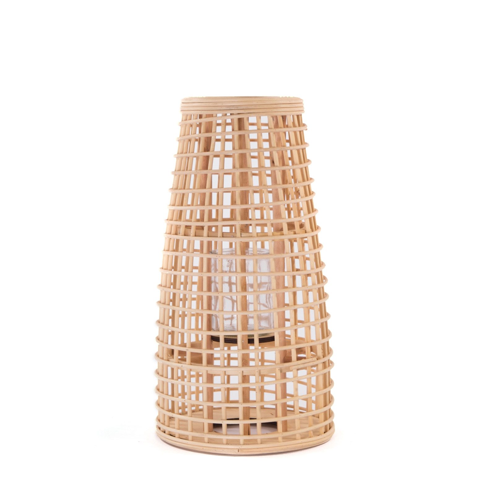CREEDWOOD Windlicht BAMBUS LATERNE "IVA", Natur, günstig online kaufen