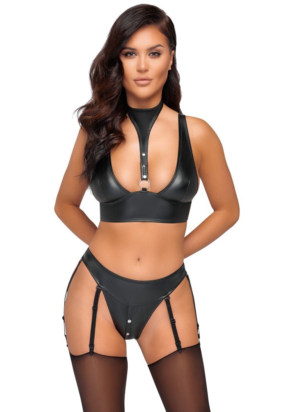 Cottelli Bondage Set: Bügelloser BH BH günstig online kaufen
