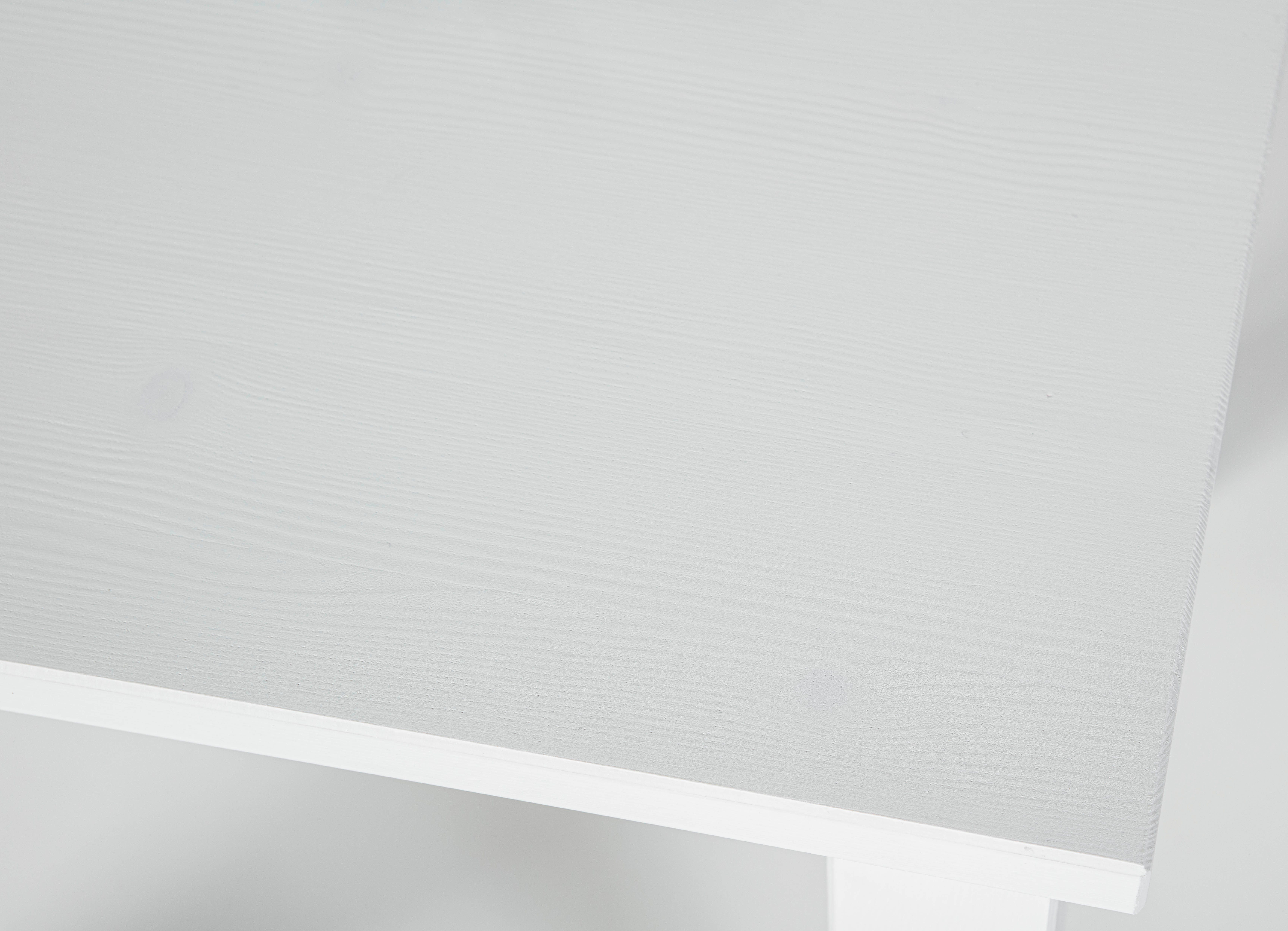 Beistelltisch aus | Weiß Massivholz Weiß Inter Weiss | Asgar, Link Kiefer