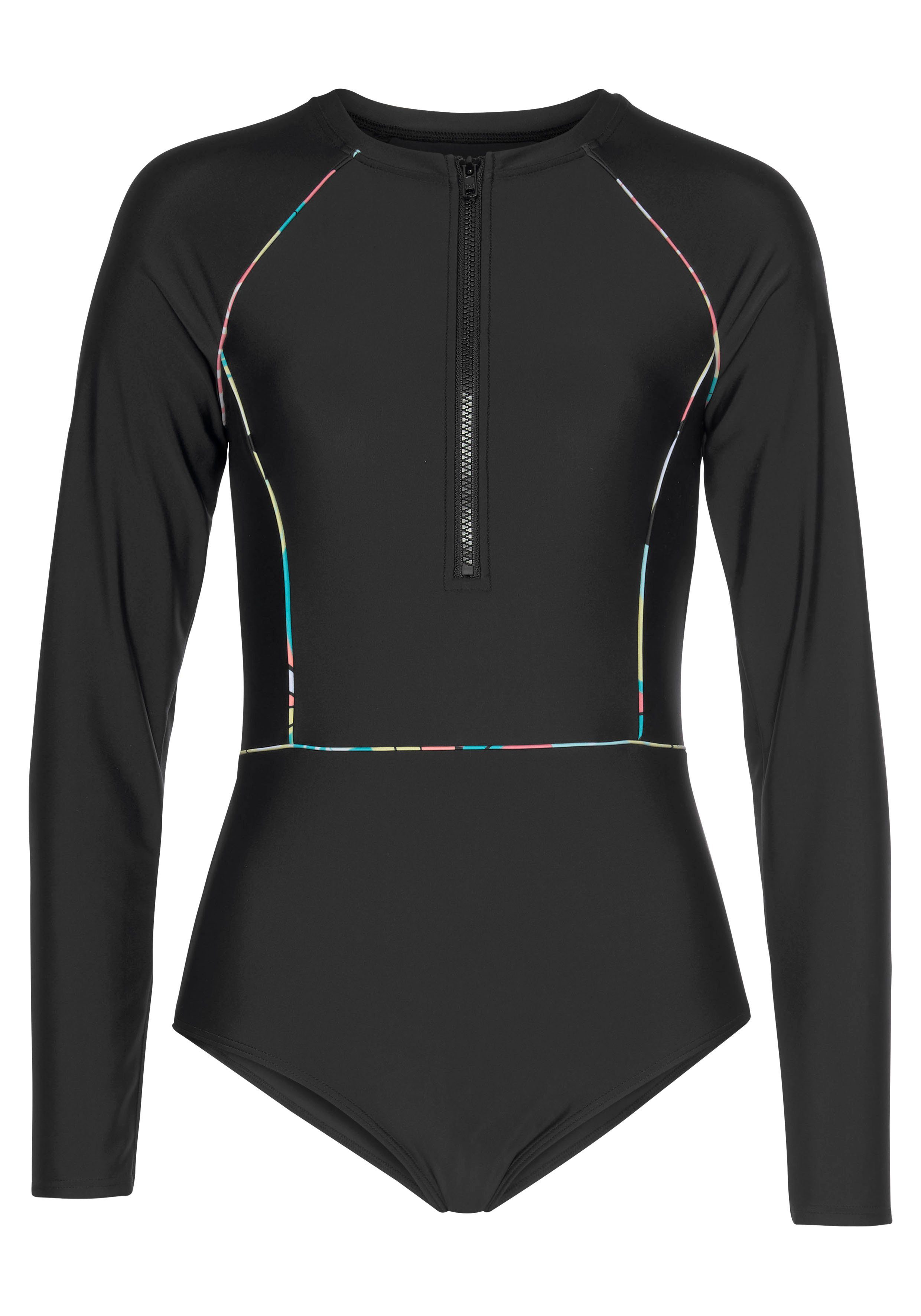 LASCANA ACTIVE Badeanzug Janni mit langen Ärmeln ideal geeignet für SUP günstig online kaufen