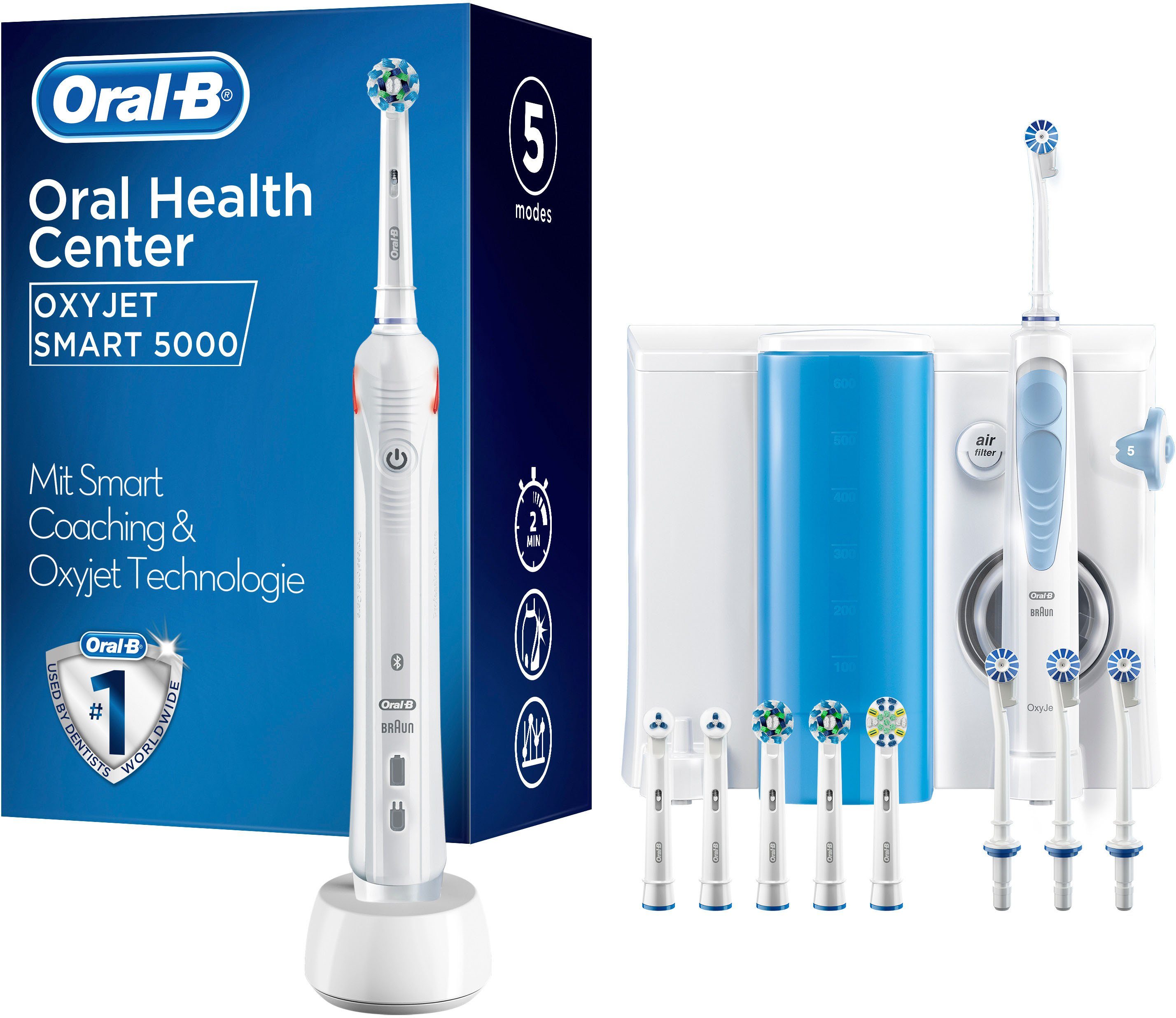 Oral B Munddusche SMART 5000 + OxyJet Zahnpflegesystem