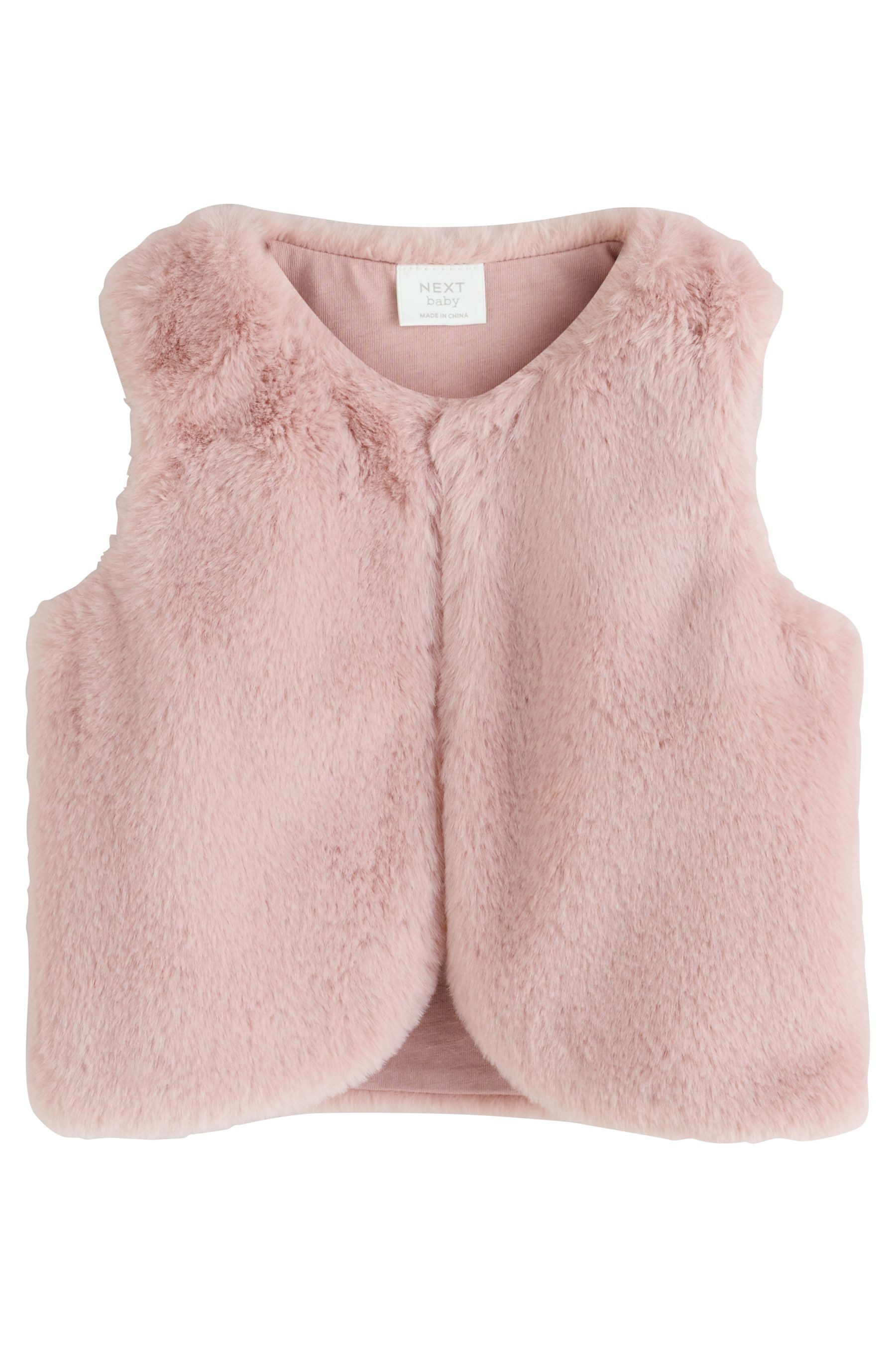 Next Fellimitatjacke Babyweste aus Kunstfell (1-St)