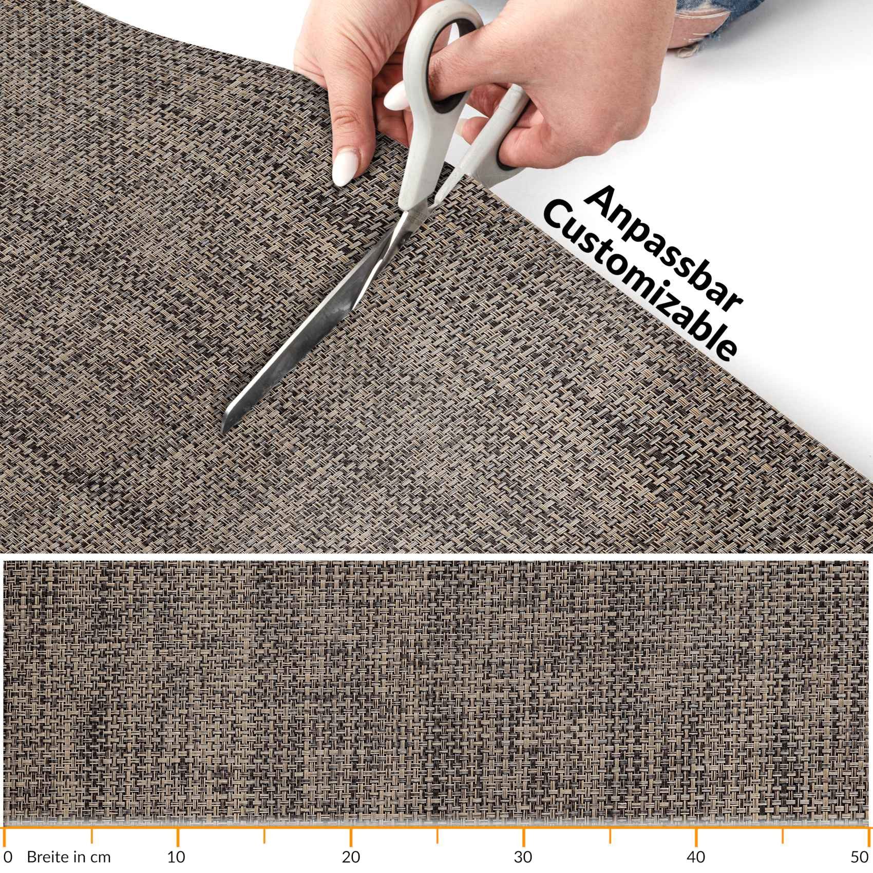 ANRO Küchenläufer Hochwertig Outdoorläufer Teppich TATAMI Läufermatte, Ecki günstig online kaufen