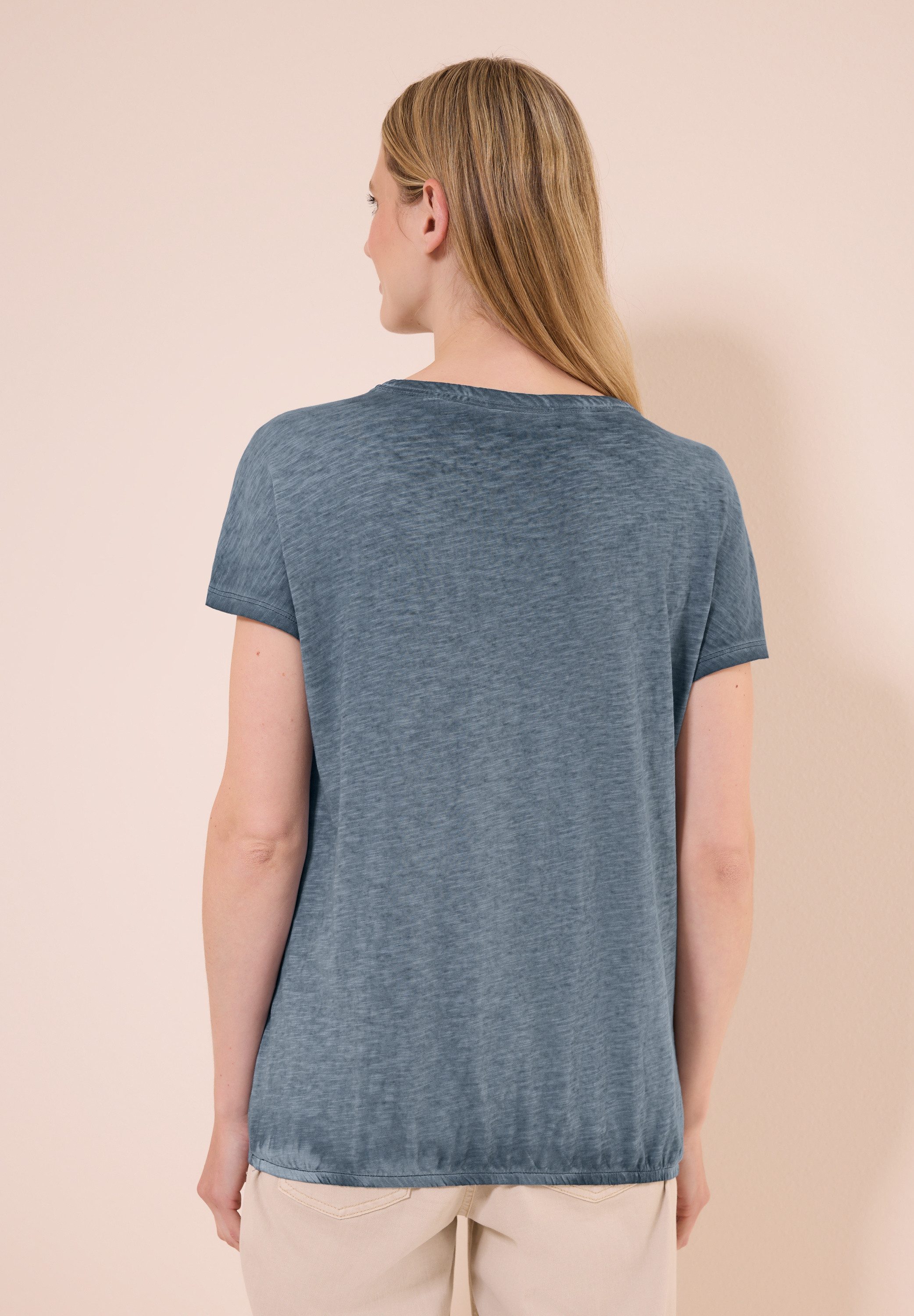 Cecil V-Shirt, aus reiner Baumwolle günstig online kaufen