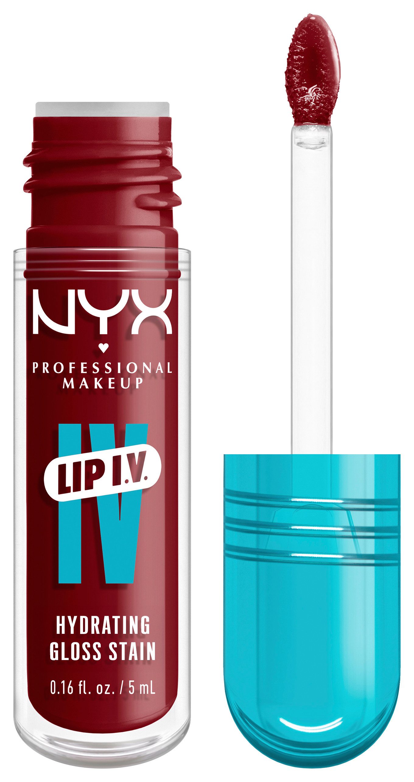 NYX PROFESSIONAL MAKEUP Lipgloss LIP IV GLOSS SERUM, gibt den Lippen einen unwiderstehlichen Wet-Look