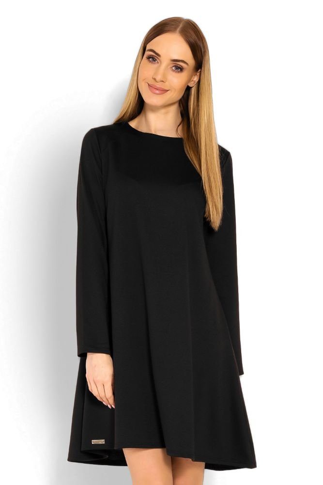 Zipfelkleid Kleid Langarm knielang