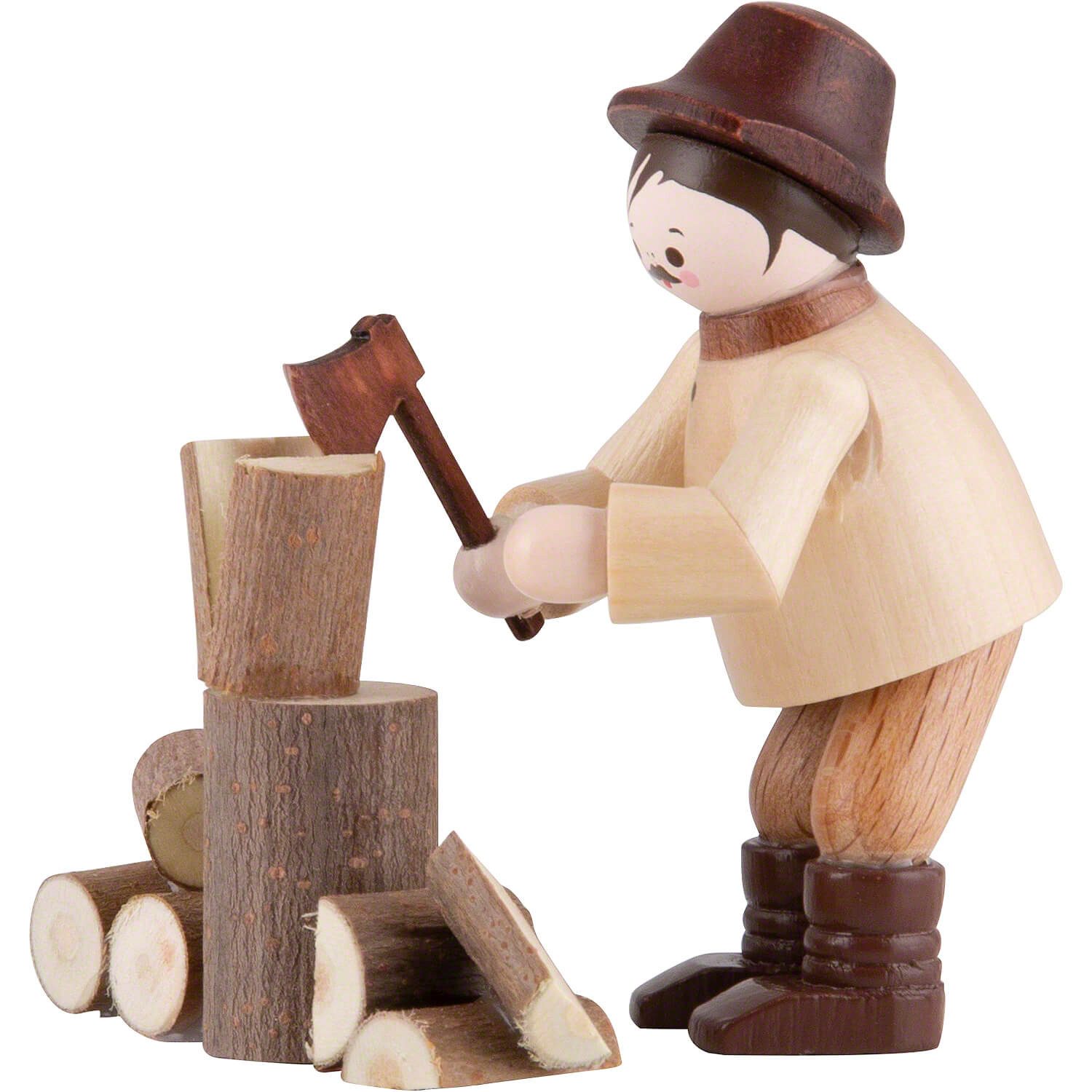 Volkskunstwerkstatt Romy Thiel Dekofigur Thiel-Figur Holzhacker - natur (5, günstig online kaufen