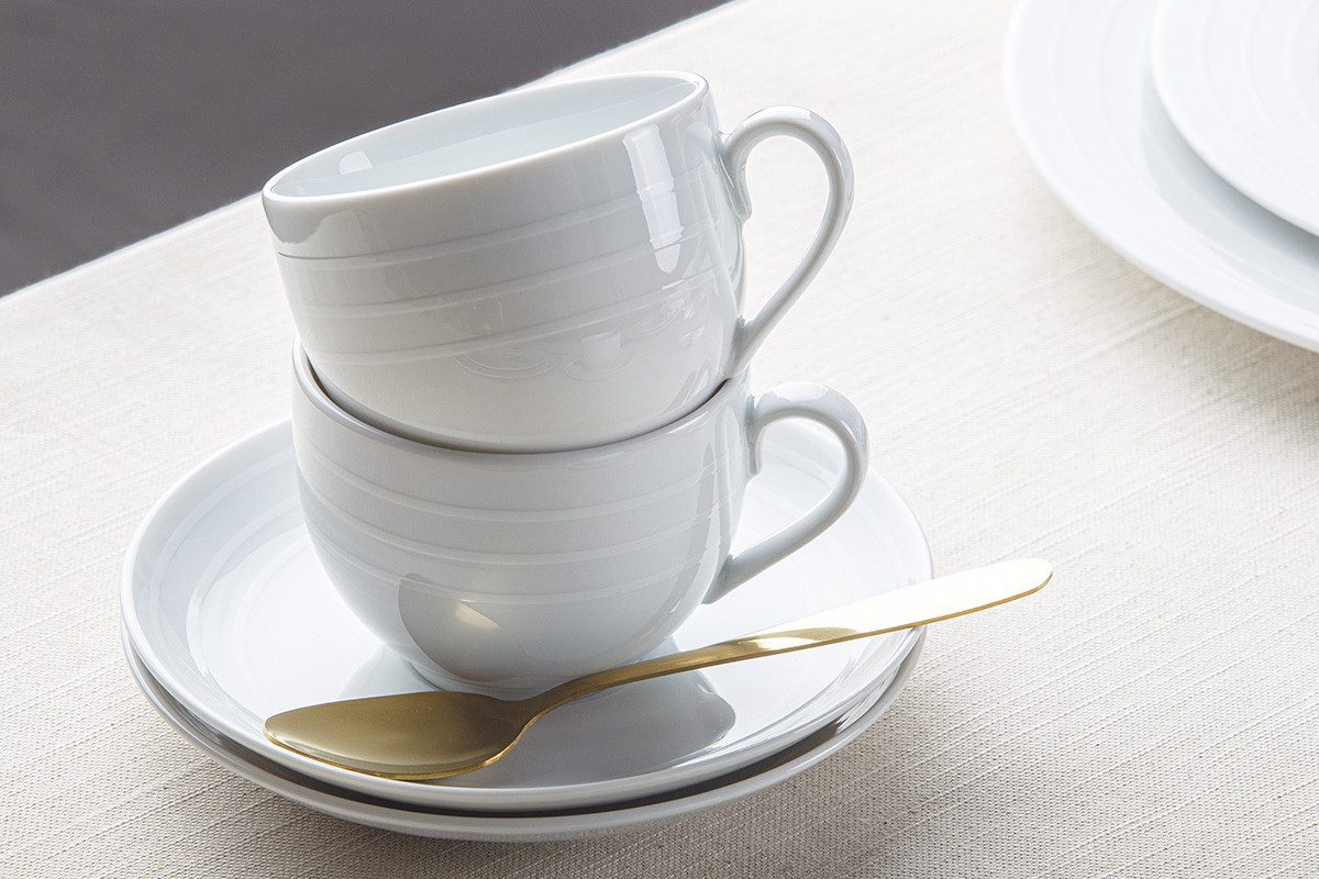 KAHLA Tasse Aronda Pure Line Kaffeetasse 0,21 l, Porzellan, Made in Germany