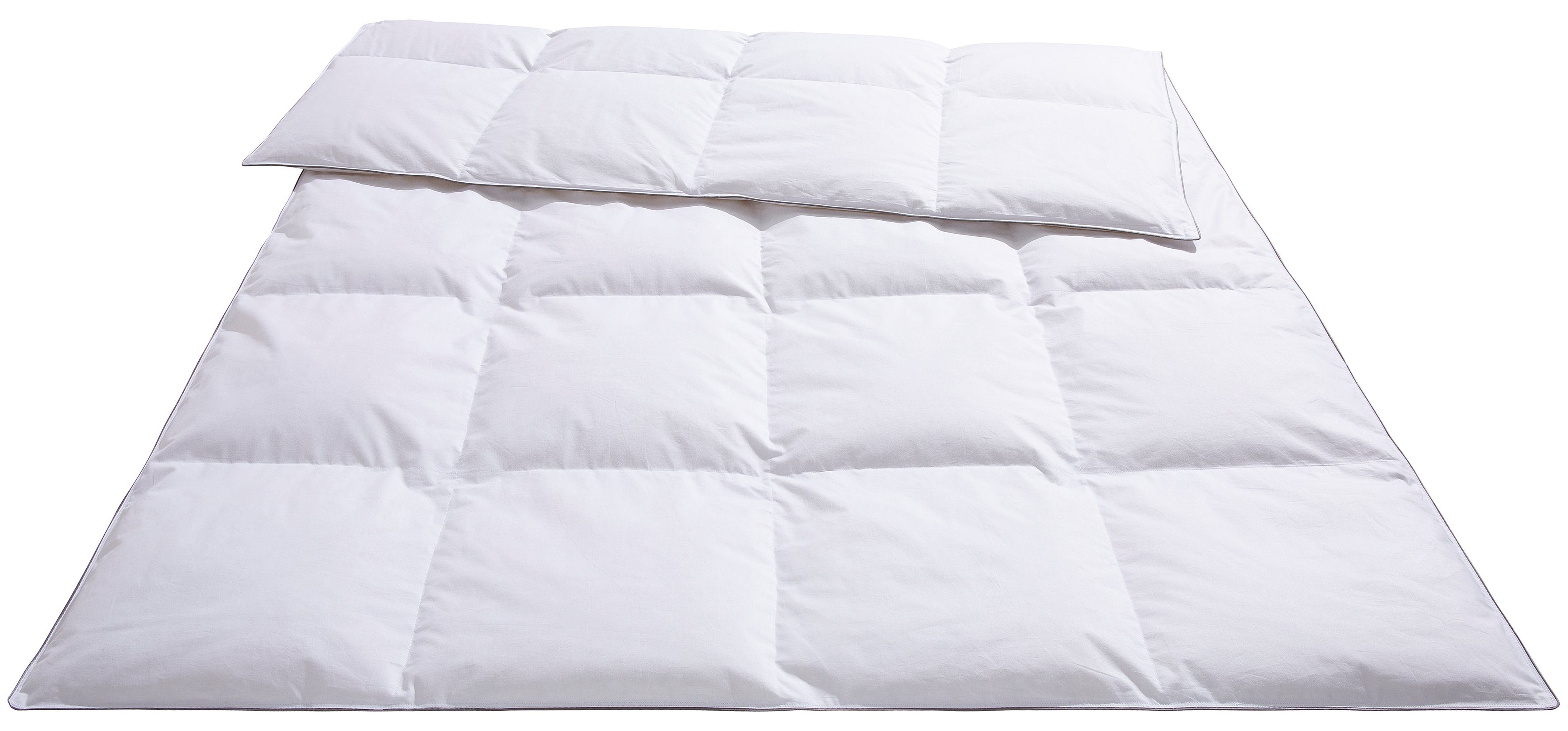 OTTO home Daunenbettdecke Sorsele, Bettdecke 135x200 cm, 155x220 cm und weitere Größen, Füllung: 60% Daunen & 40% Federn, Bezug: Baumwolle, Bettdecken, Sommer,  – Bild 2 von 5