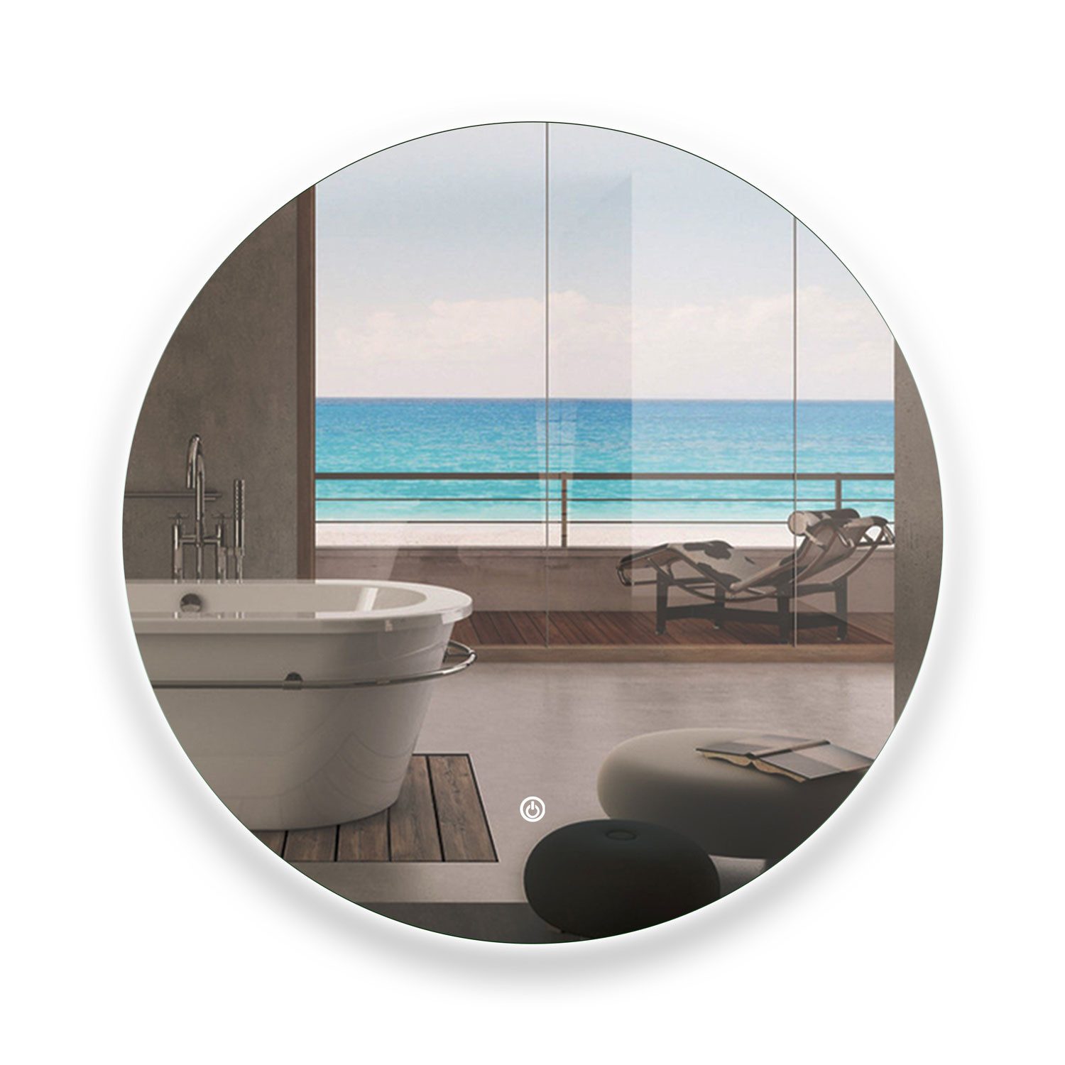 duschspa Badspiegel Spiegel mit LED Beleuchtung dimmbar 40-120cm, Touch ode günstig online kaufen